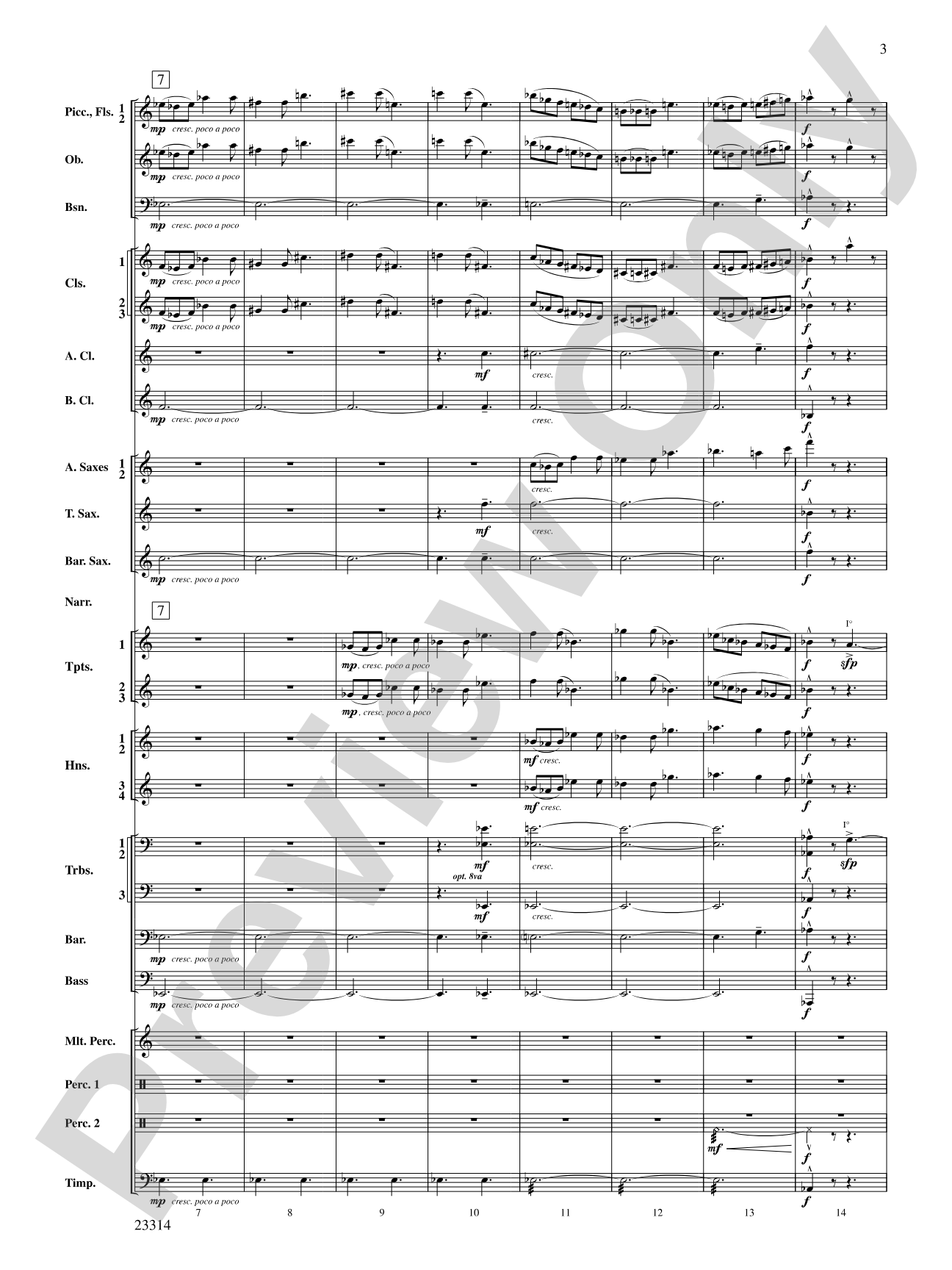 Aesop's Fables: Concert Band Conductor Score & Parts