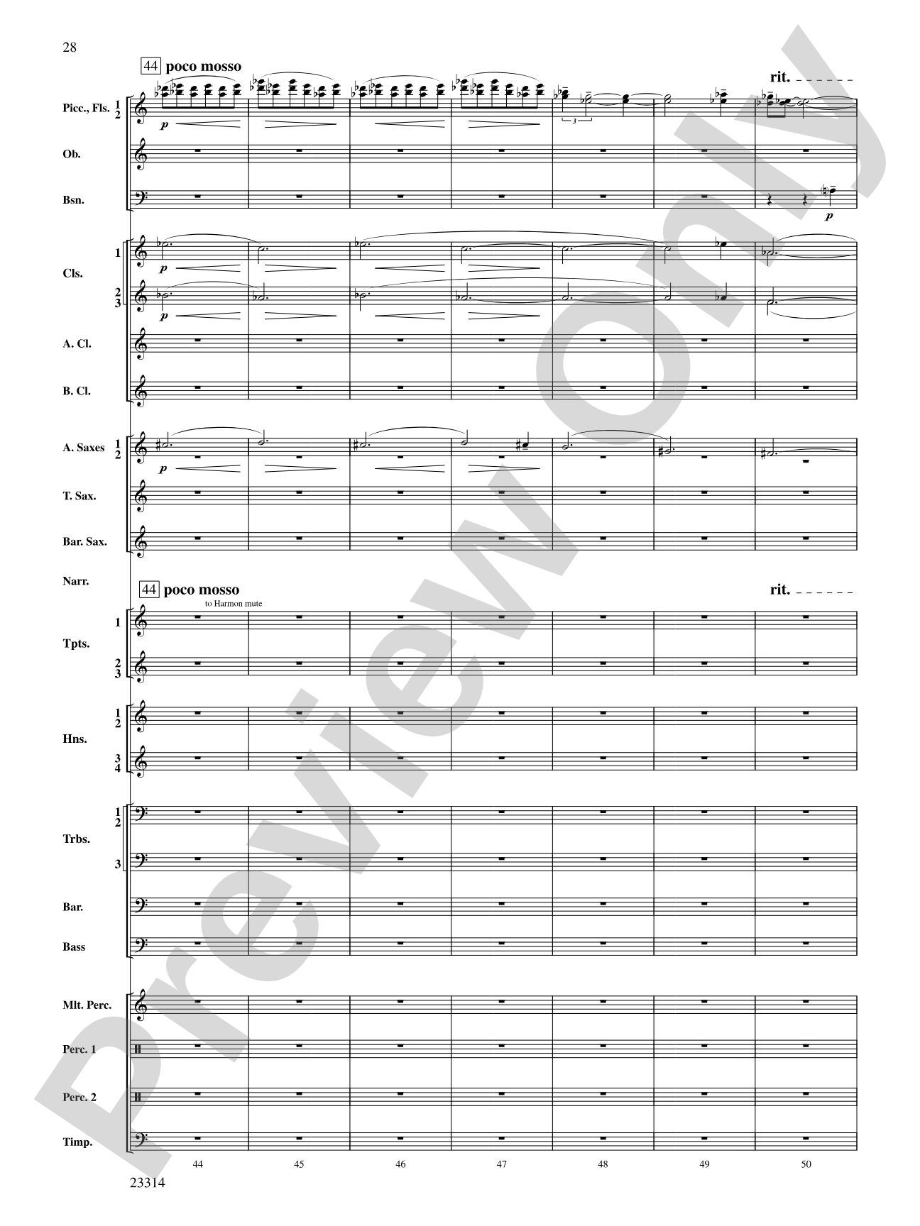 Aesop's Fables: Concert Band Conductor Score & Parts