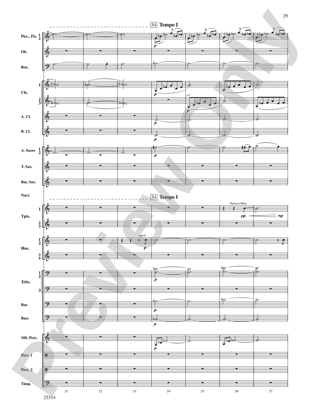 Aesop's Fables: Concert Band Conductor Score & Parts