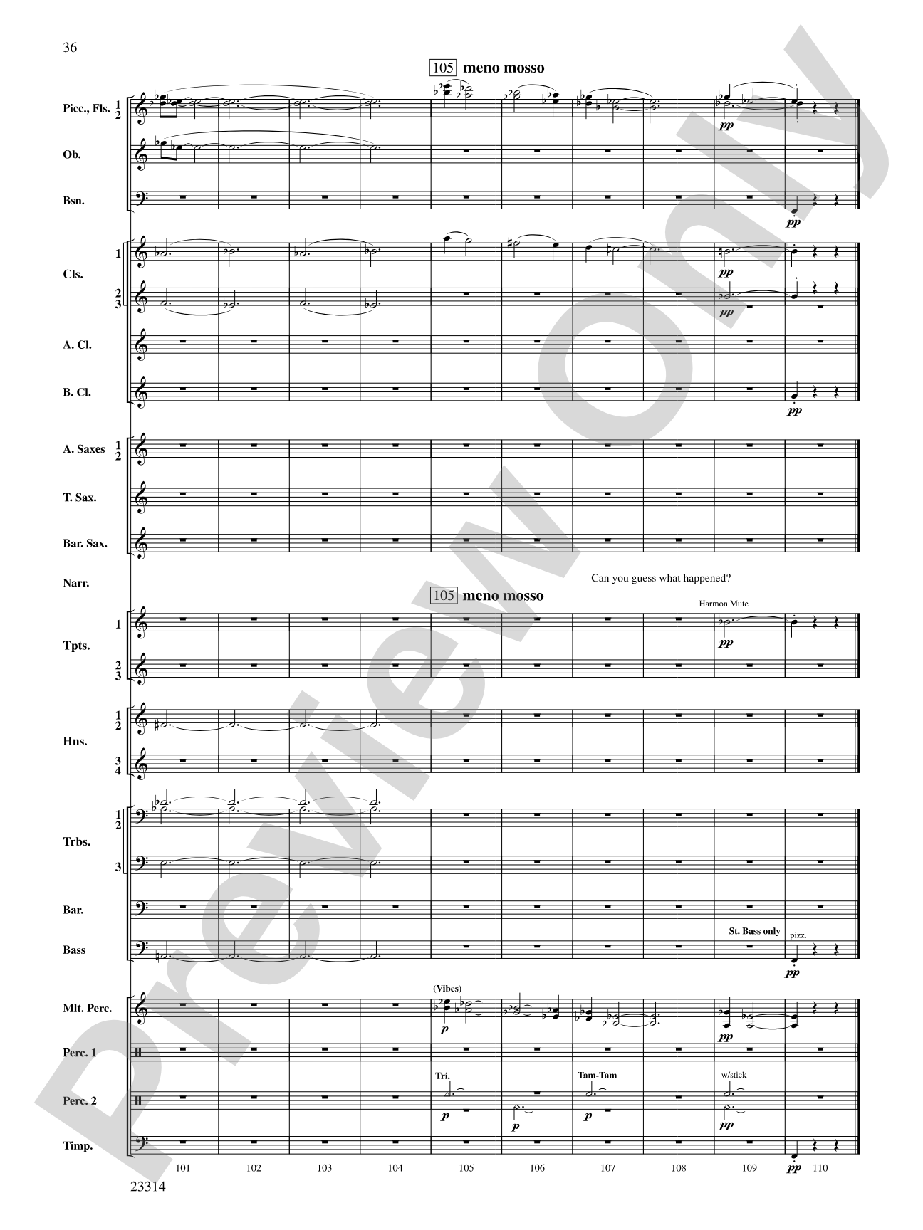 Aesop's Fables: Concert Band Conductor Score & Parts