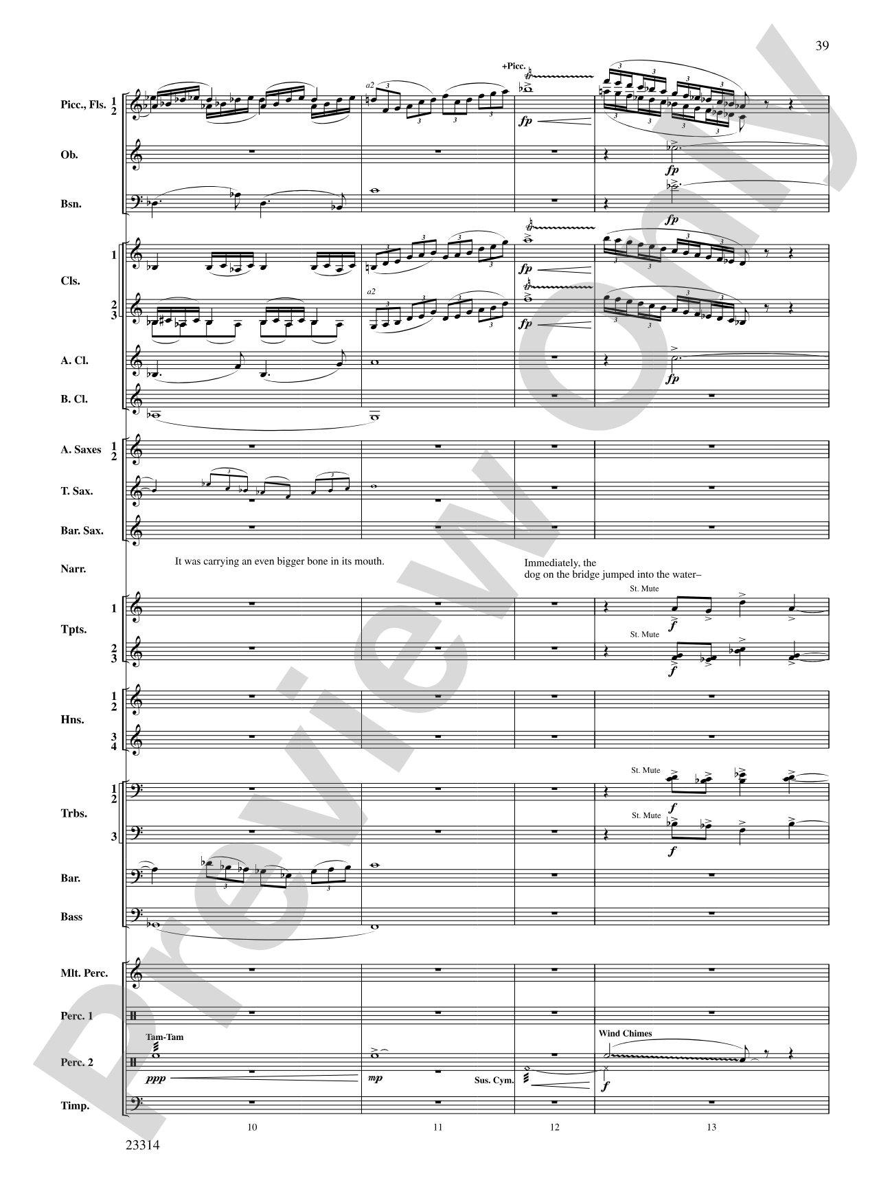 Aesop's Fables: Concert Band Conductor Score & Parts