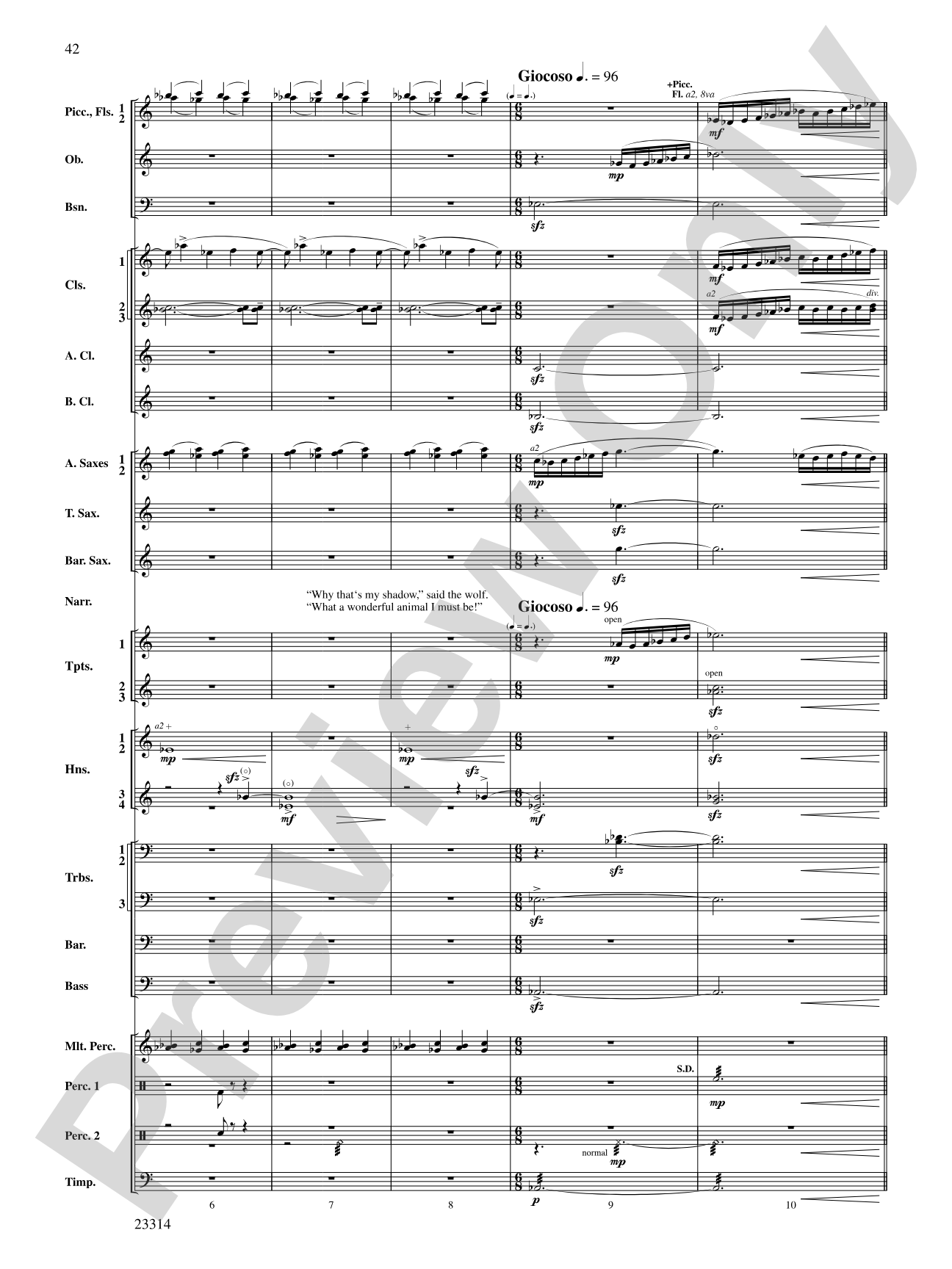 Aesop's Fables: Concert Band Conductor Score & Parts