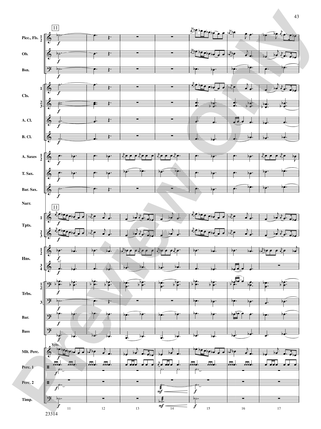 Aesop's Fables: Concert Band Conductor Score & Parts