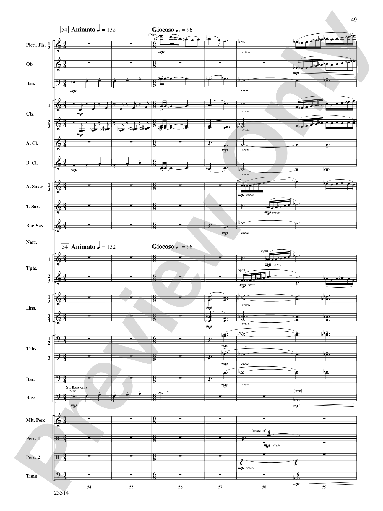 Aesop's Fables: Concert Band Conductor Score & Parts