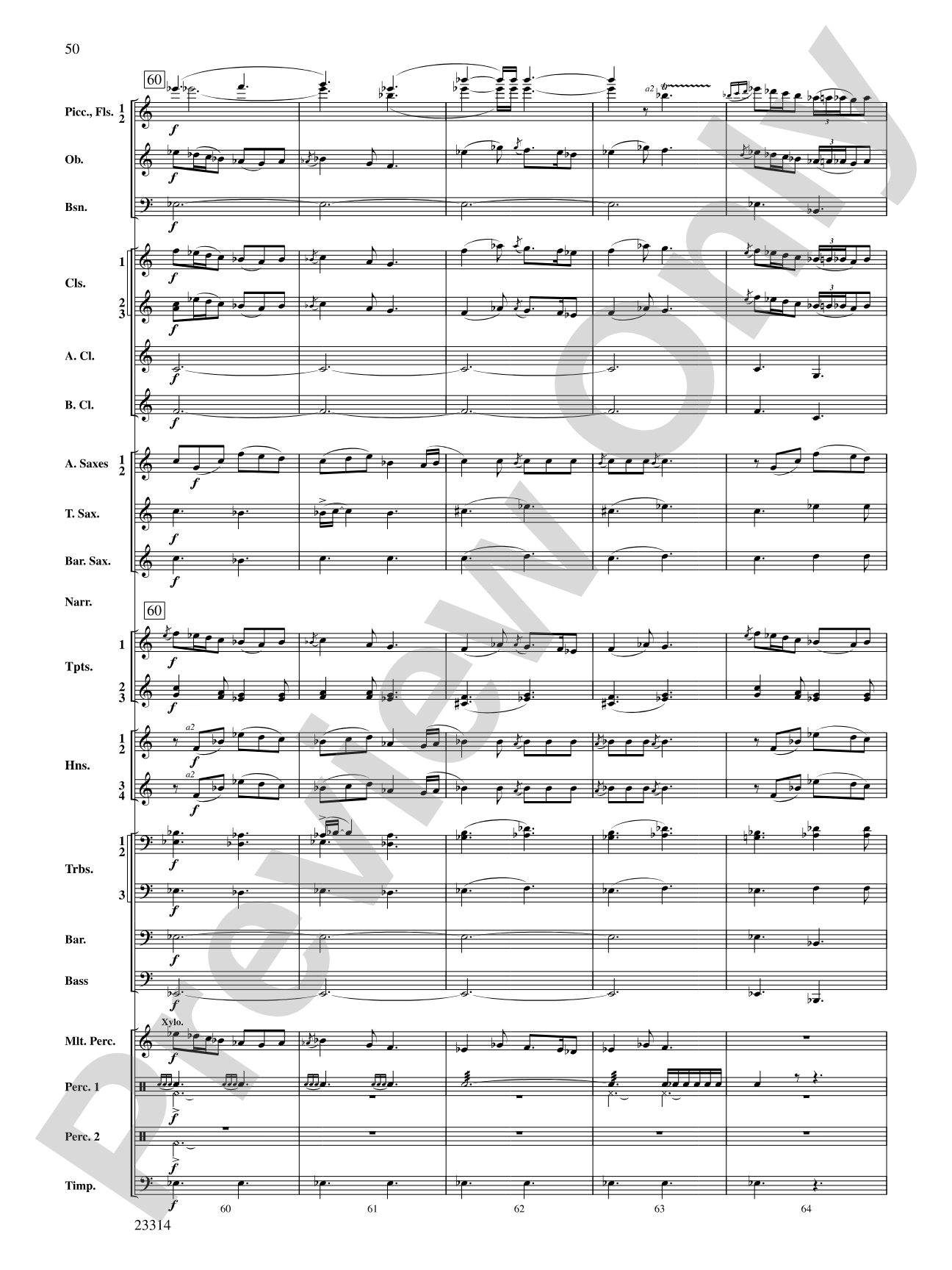 Aesop's Fables: Concert Band Conductor Score & Parts