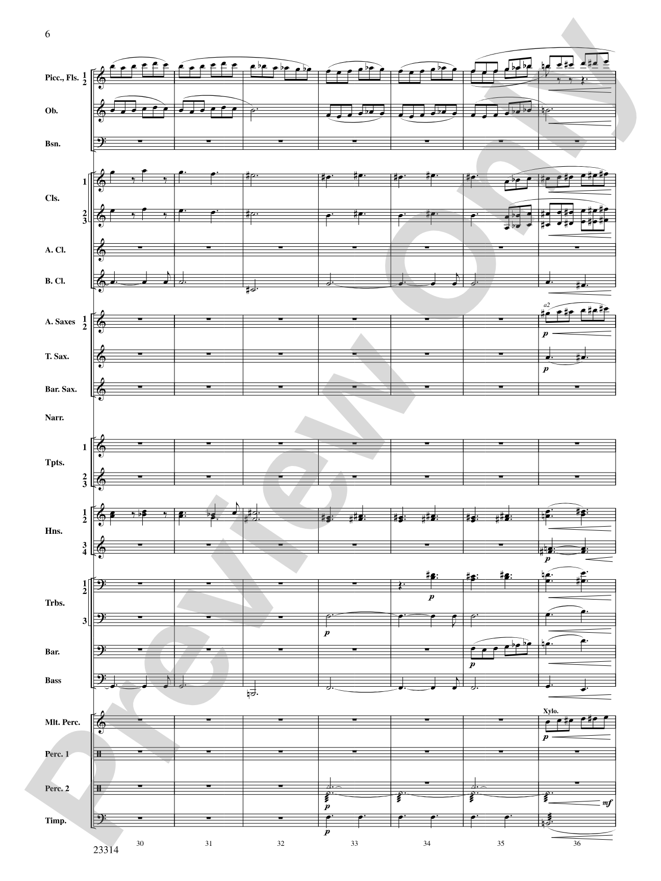 Aesop's Fables: Concert Band Conductor Score & Parts