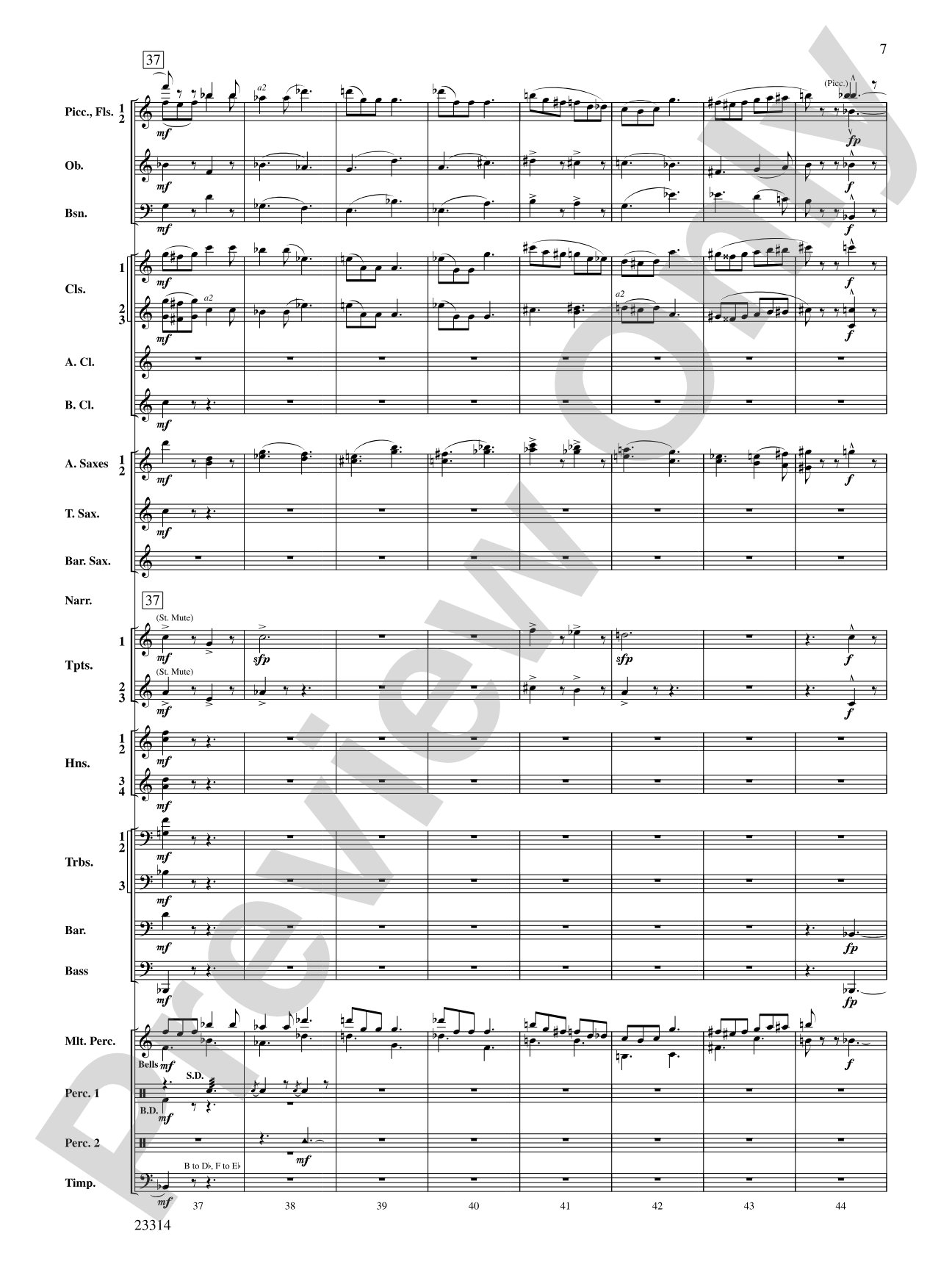 Aesop's Fables: Concert Band Conductor Score & Parts