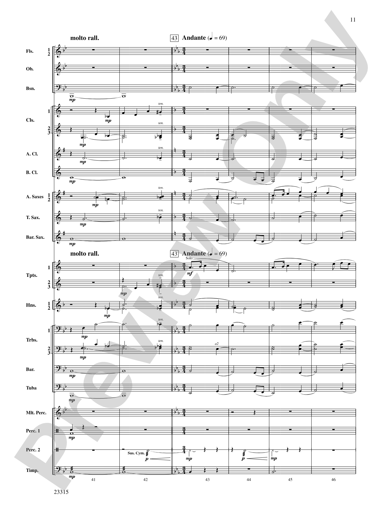 Hawkeye Festival Overture: Concert Band Conductor Score & Parts