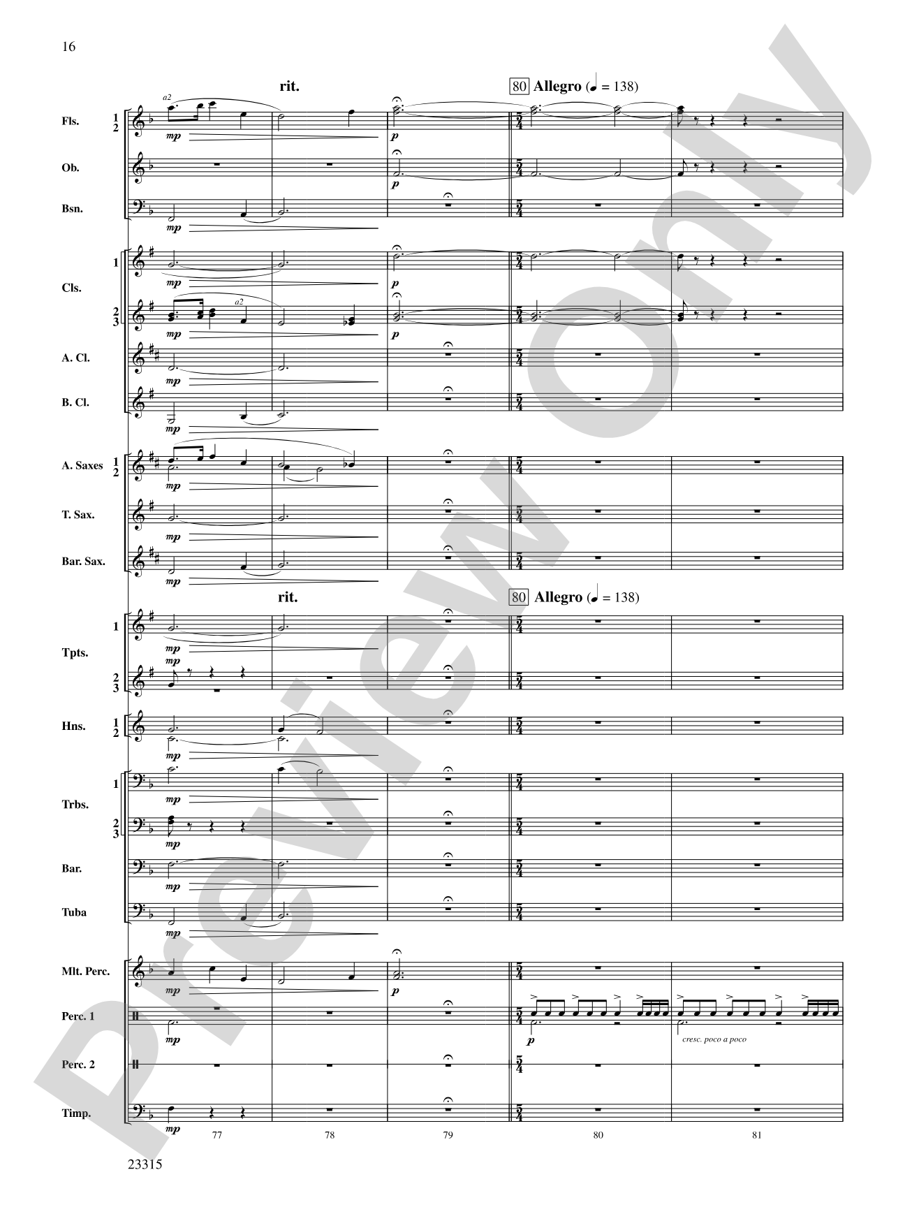 Hawkeye Festival Overture: Concert Band Conductor Score & Parts