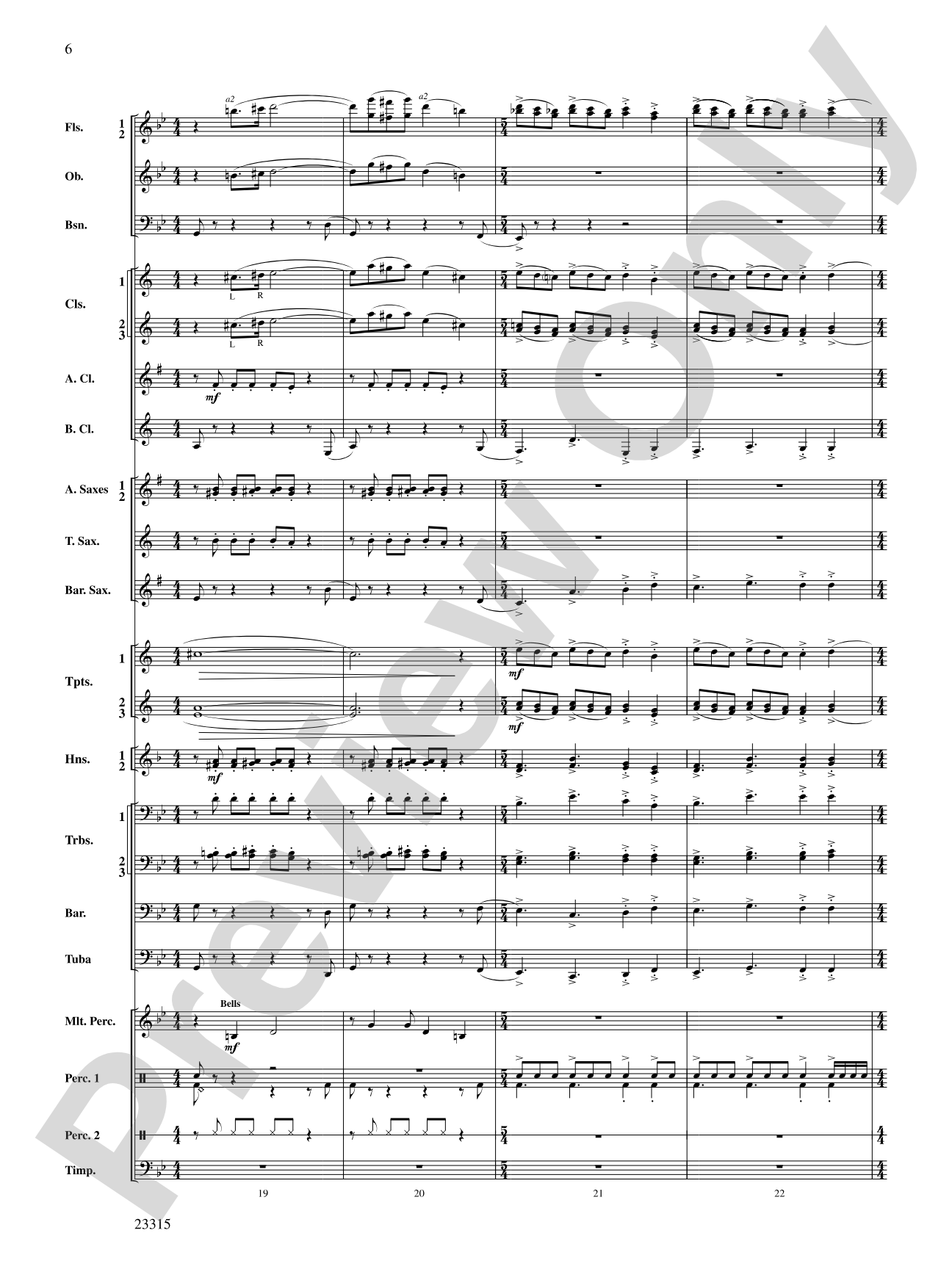 Hawkeye Festival Overture: Concert Band Conductor Score & Parts