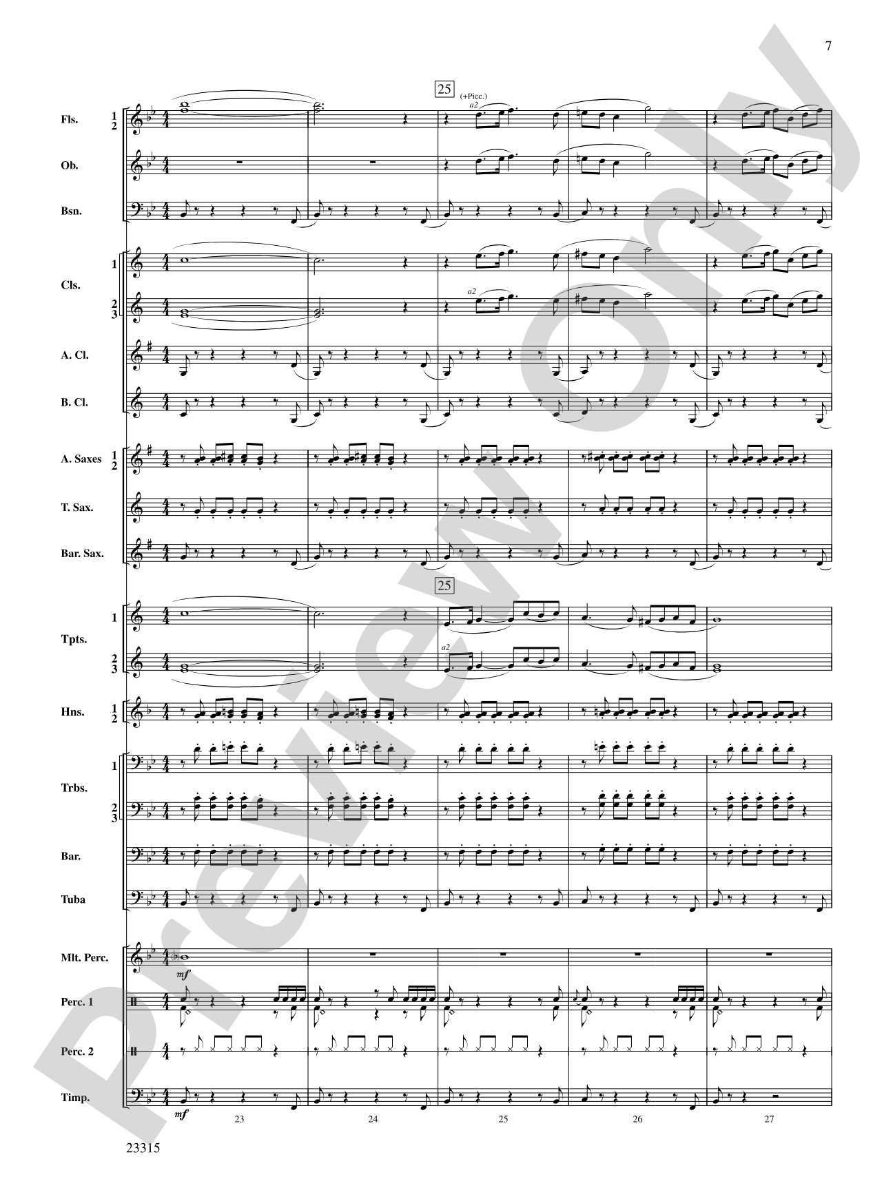 Hawkeye Festival Overture: Concert Band Conductor Score & Parts