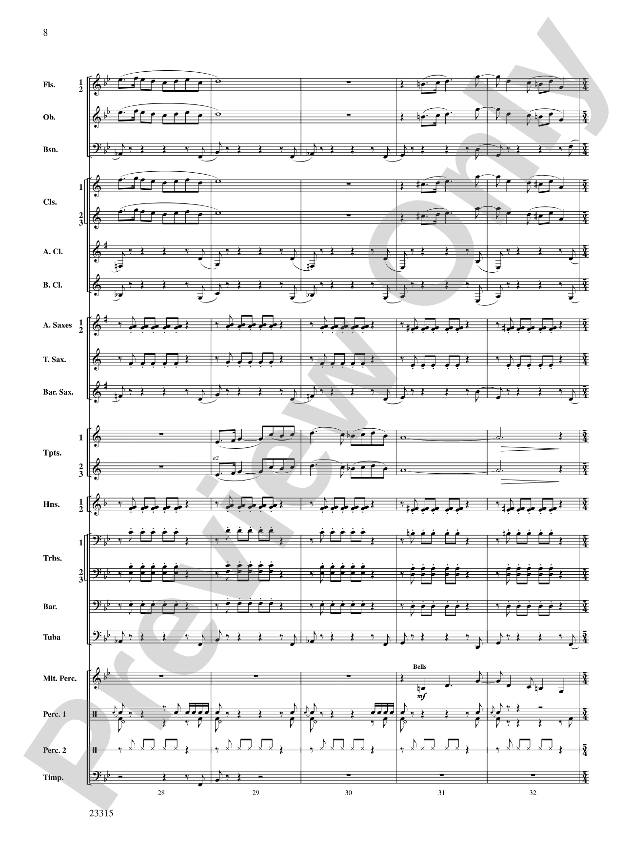 Hawkeye Festival Overture: Concert Band Conductor Score & Parts