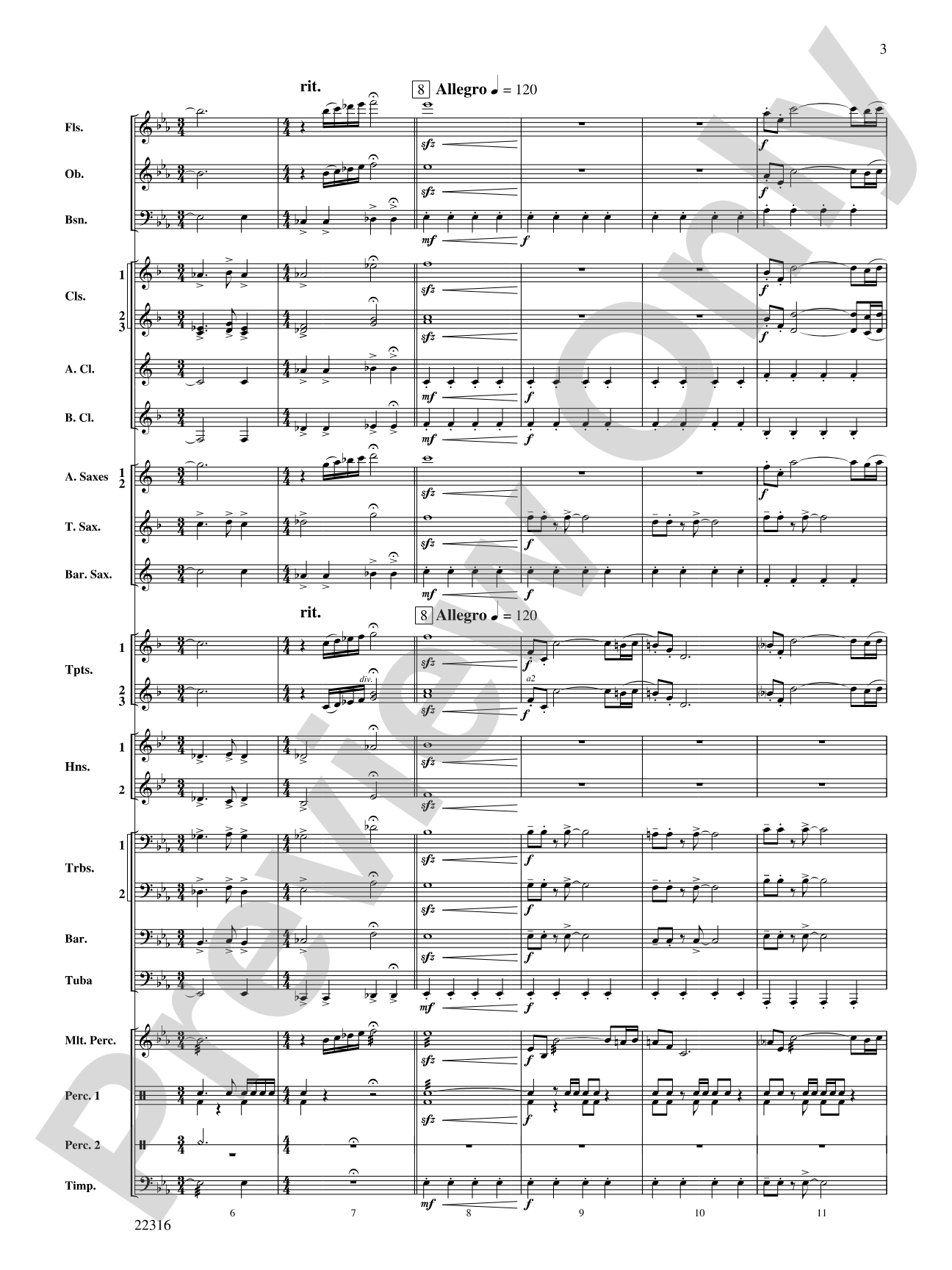 For Those Who Have Gone Before: Concert Band Conductor Score & Parts