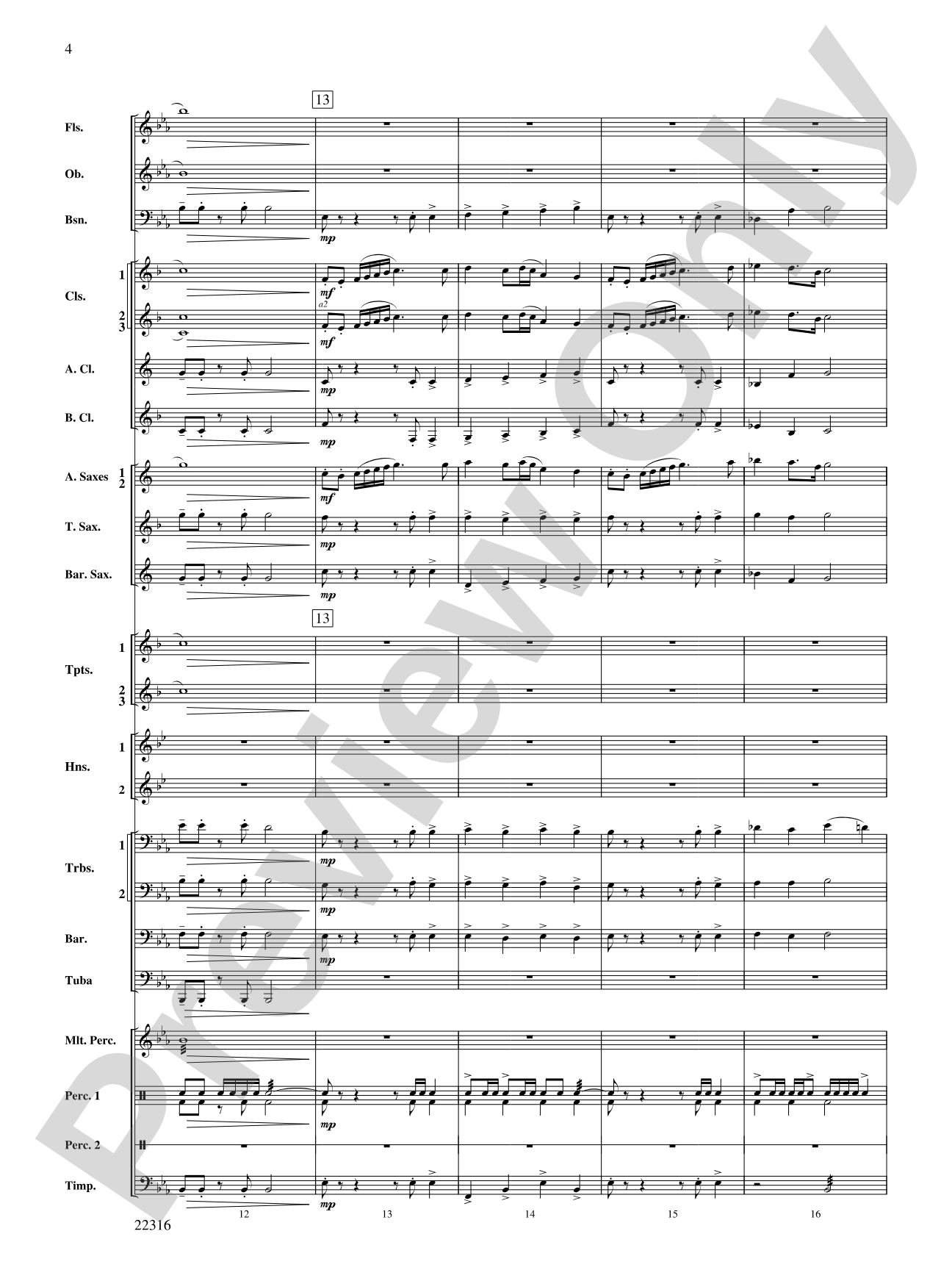 For Those Who Have Gone Before: Concert Band Conductor Score & Parts