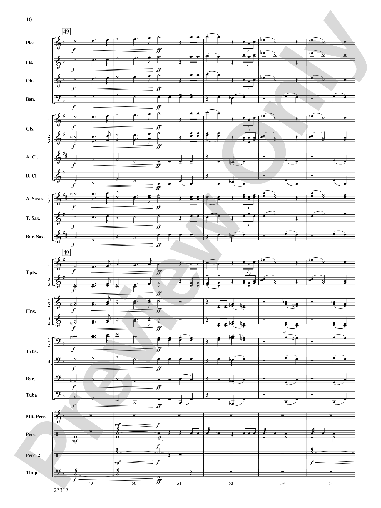 All the Starry Band: Concert Band Conductor Score & Parts