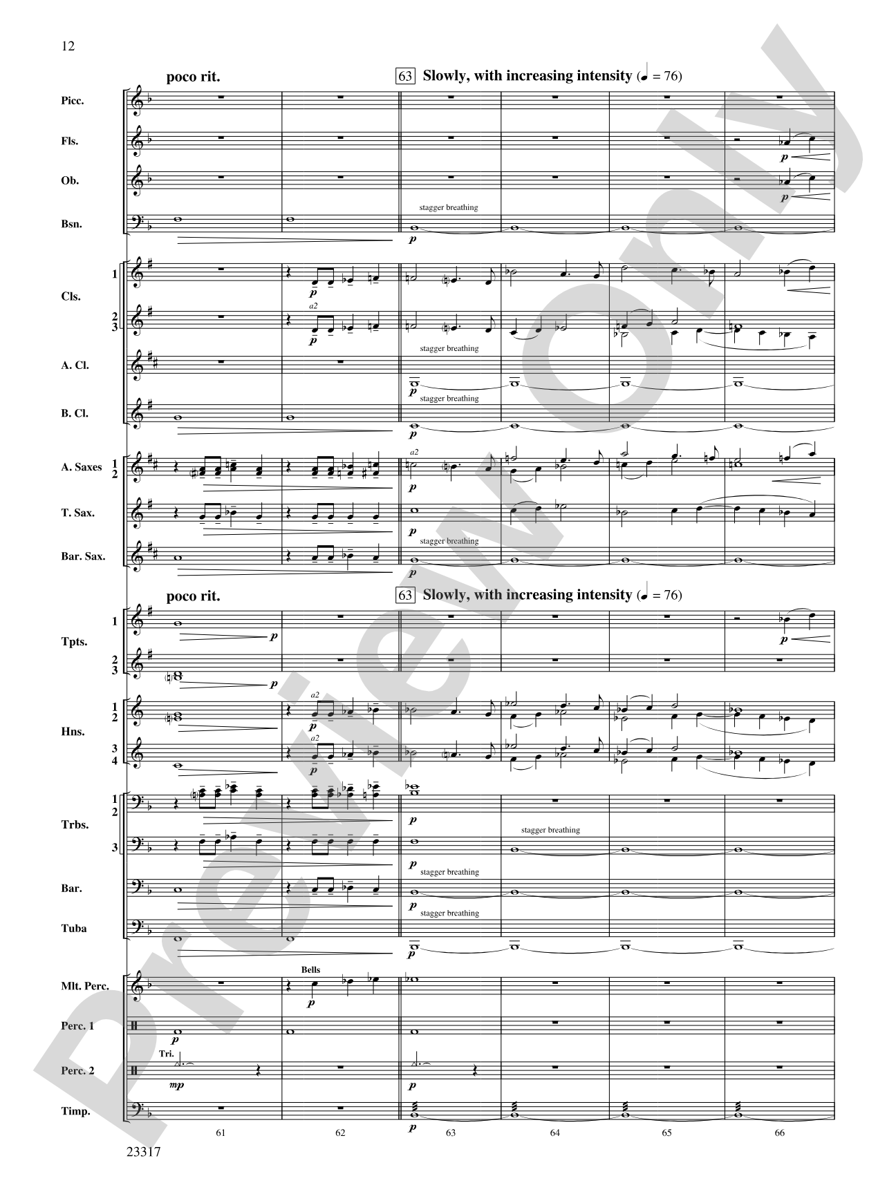 All the Starry Band: Concert Band Conductor Score & Parts