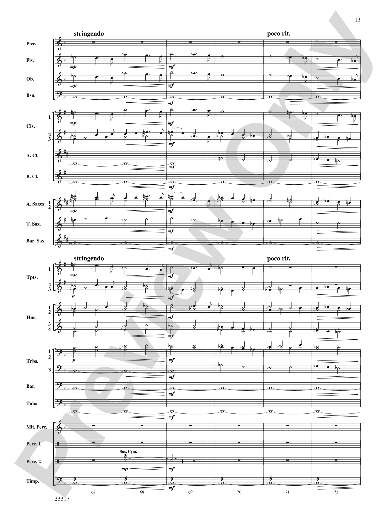 All the Starry Band: Concert Band Conductor Score & Parts