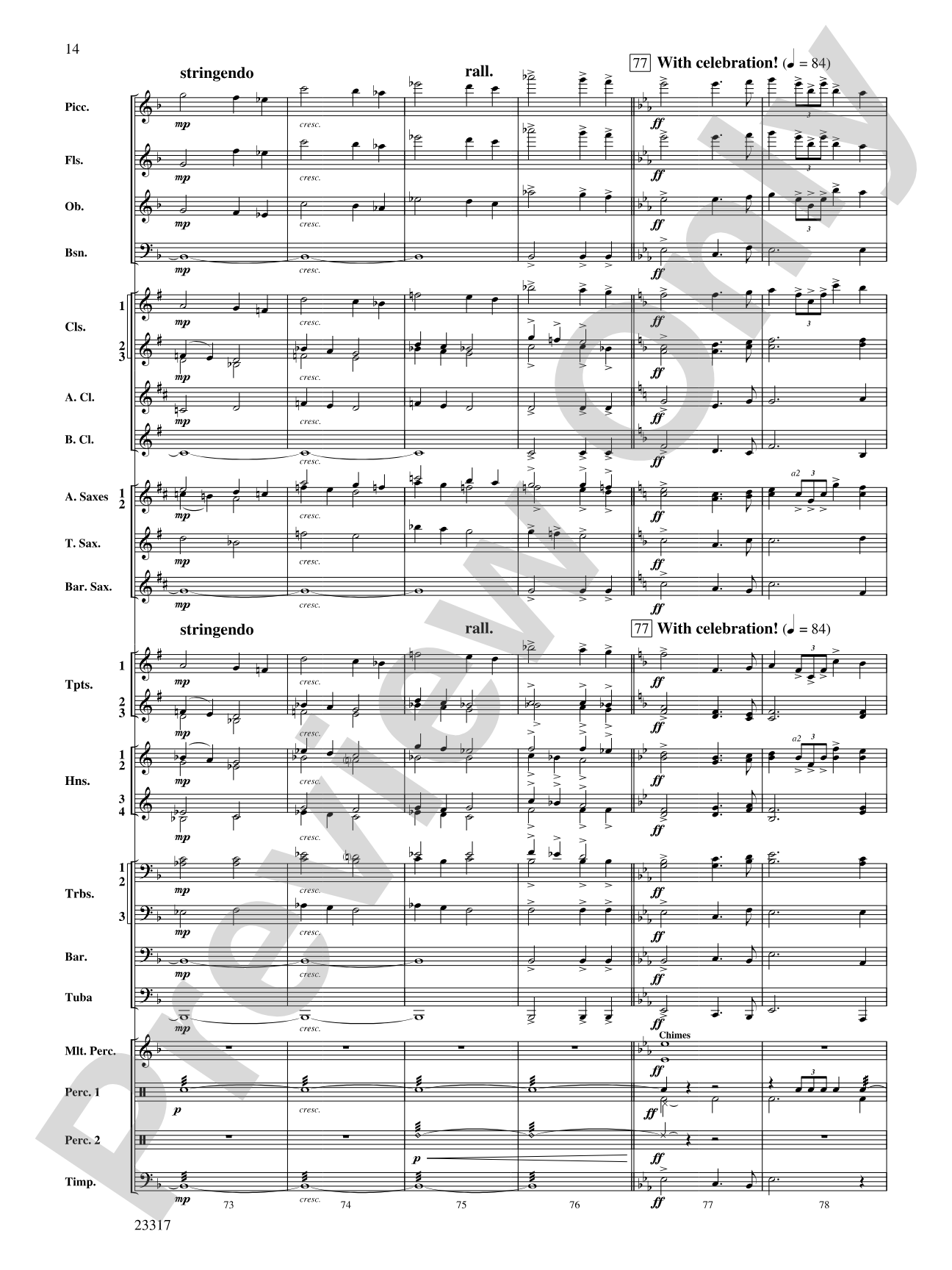 All the Starry Band: Concert Band Conductor Score & Parts