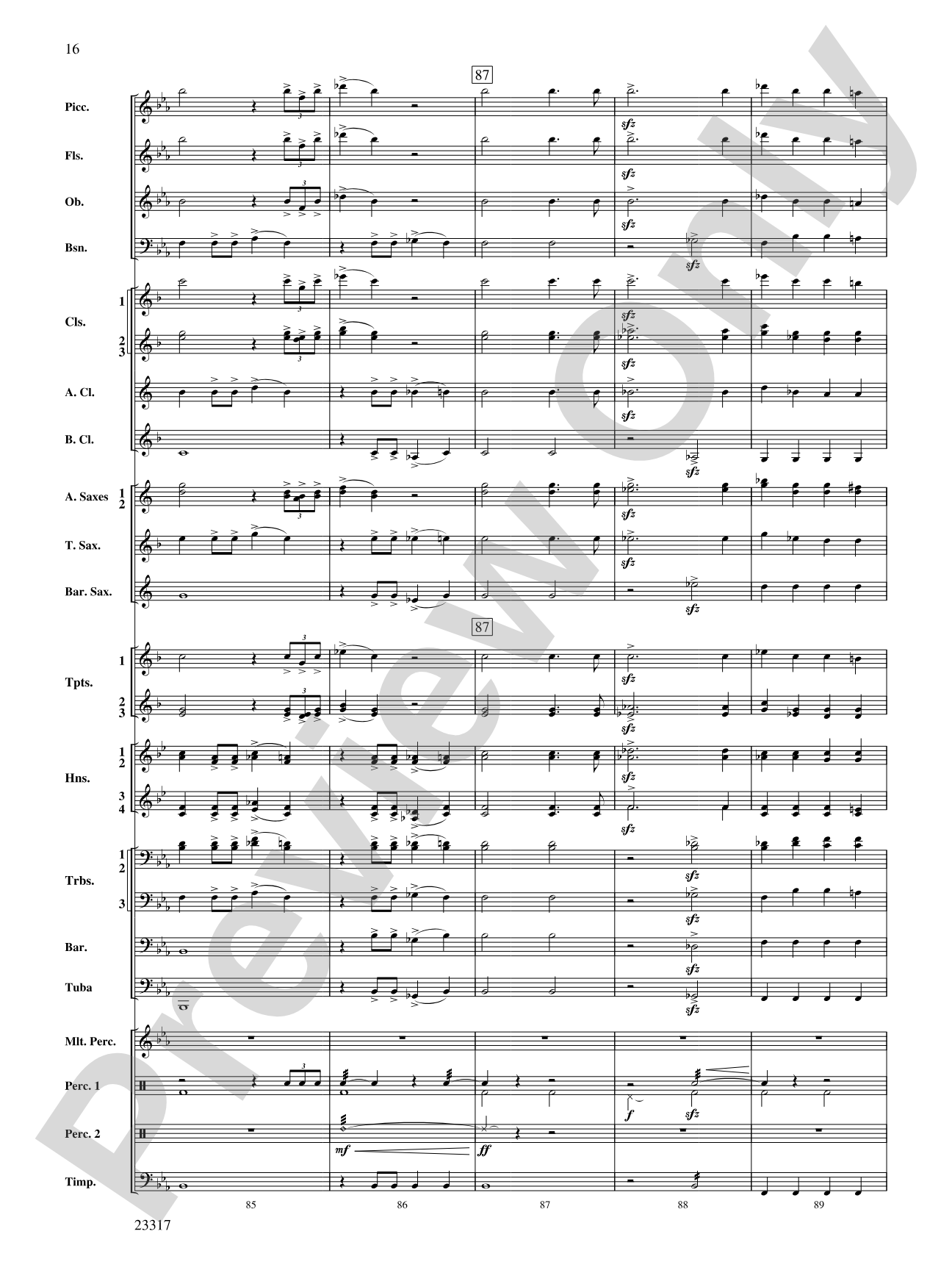 All the Starry Band: Concert Band Conductor Score & Parts