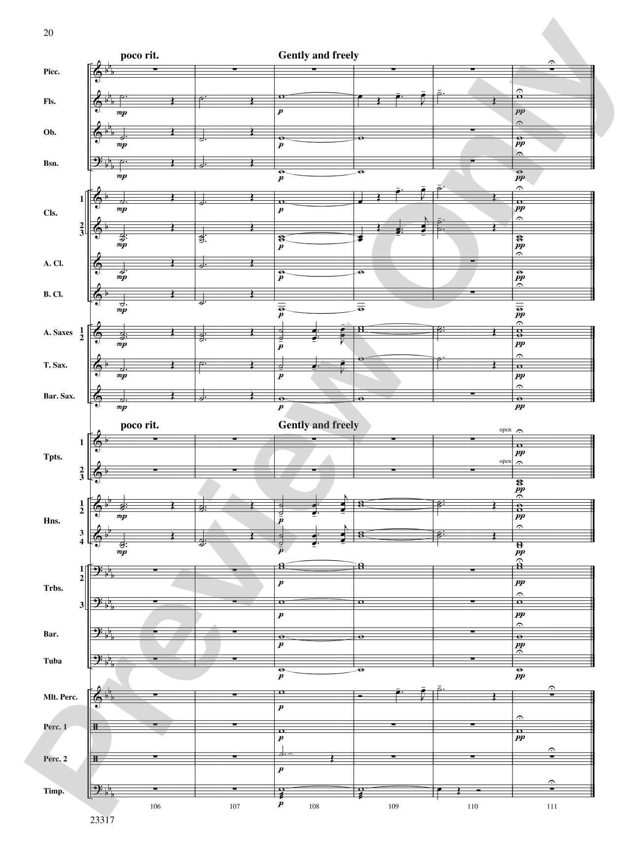 All the Starry Band: Concert Band Conductor Score & Parts