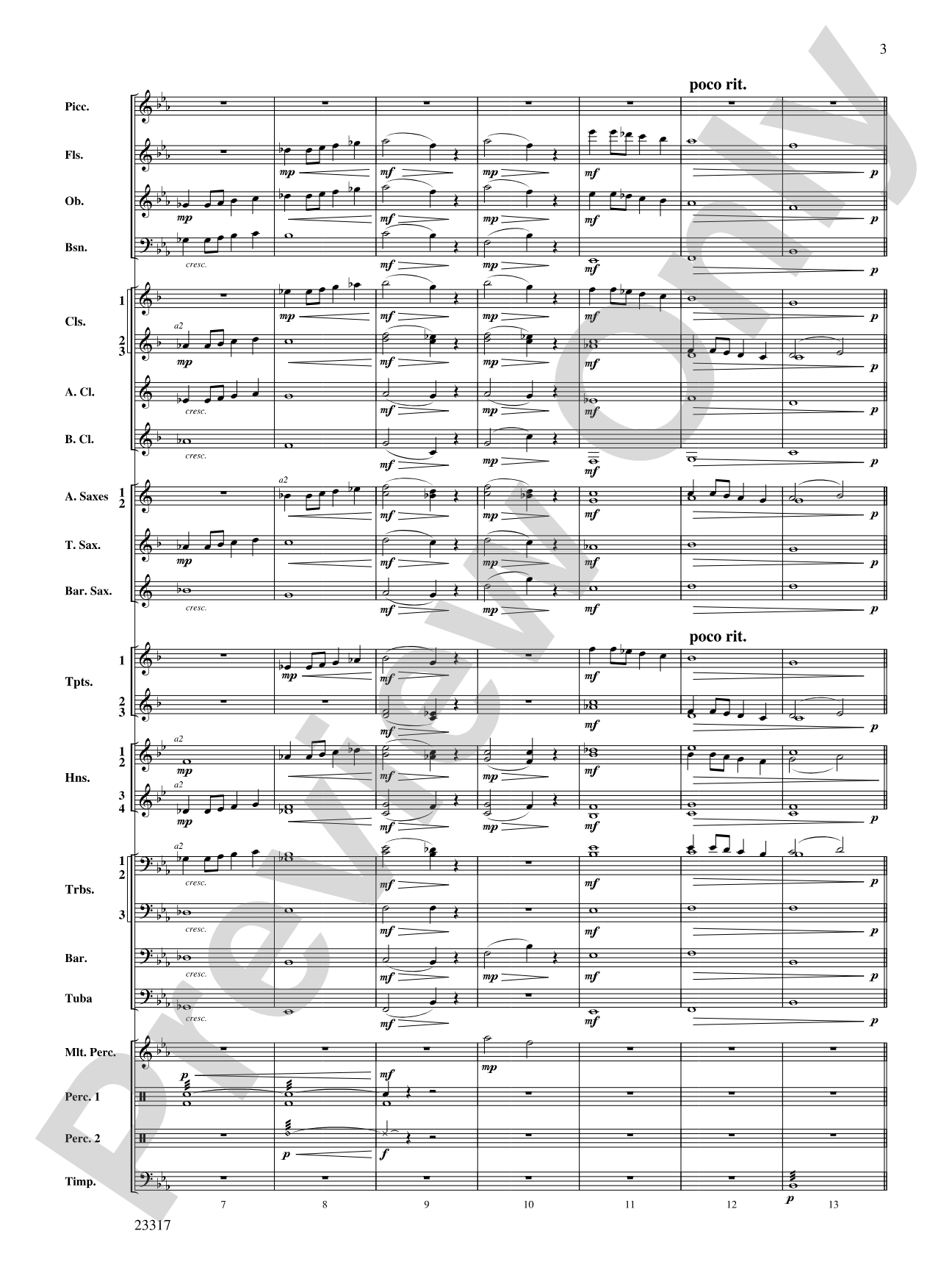 All the Starry Band: Concert Band Conductor Score & Parts