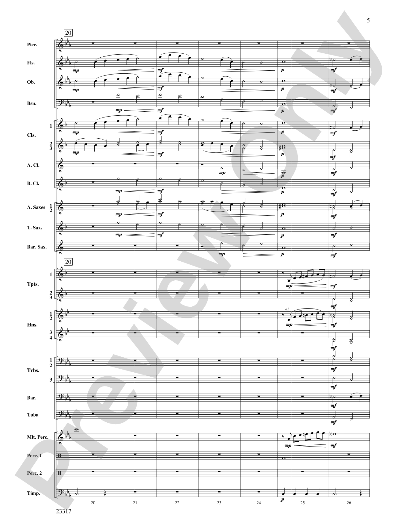 All the Starry Band: Concert Band Conductor Score & Parts