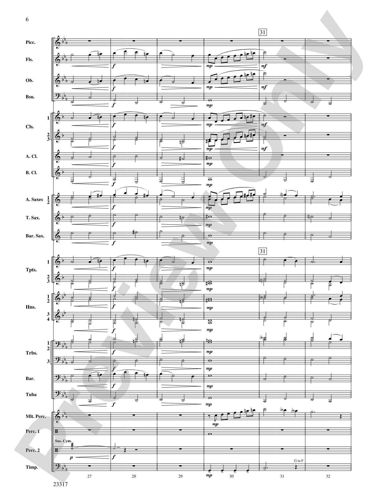 All the Starry Band: Concert Band Conductor Score & Parts