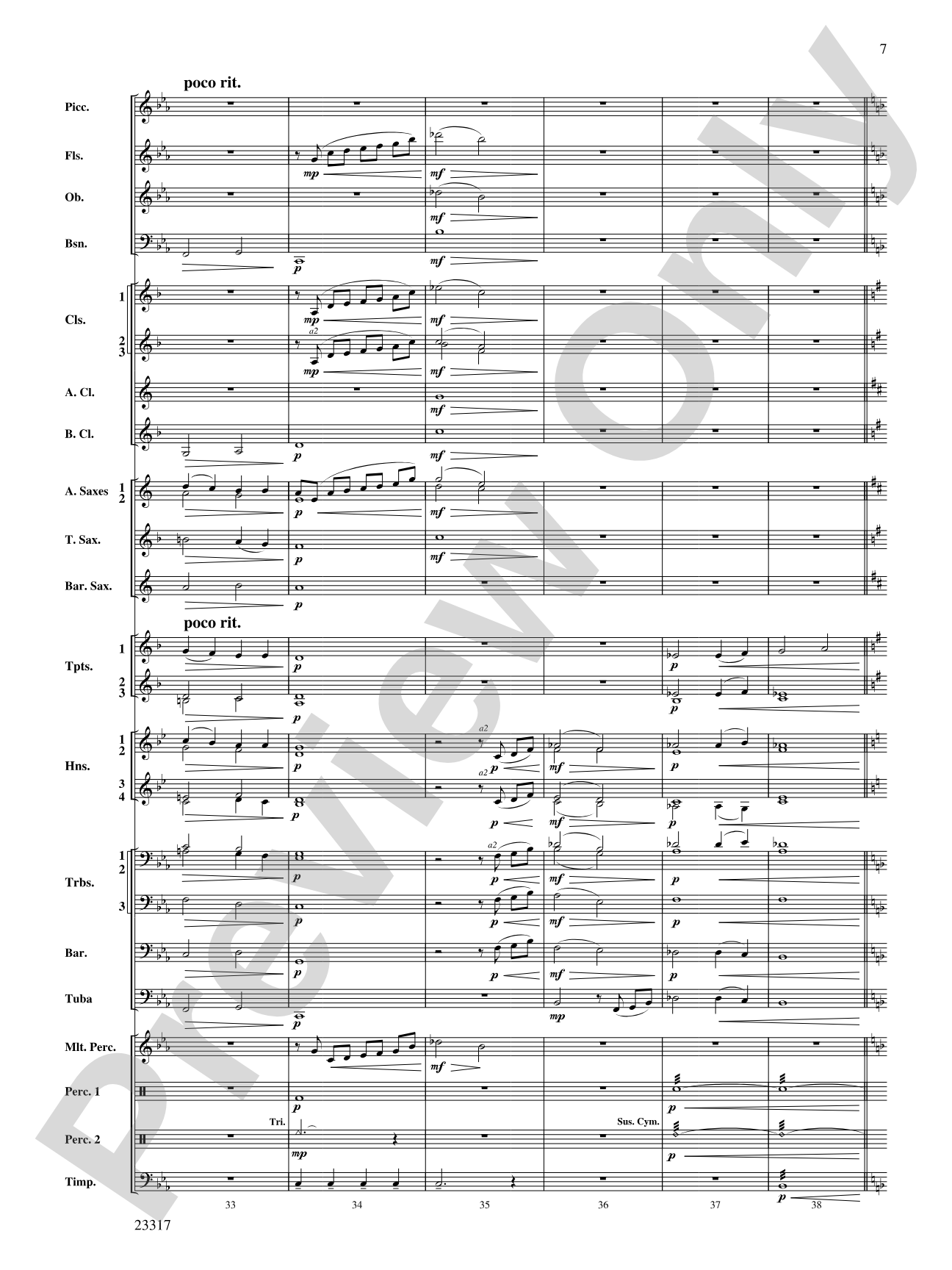 All the Starry Band: Concert Band Conductor Score & Parts