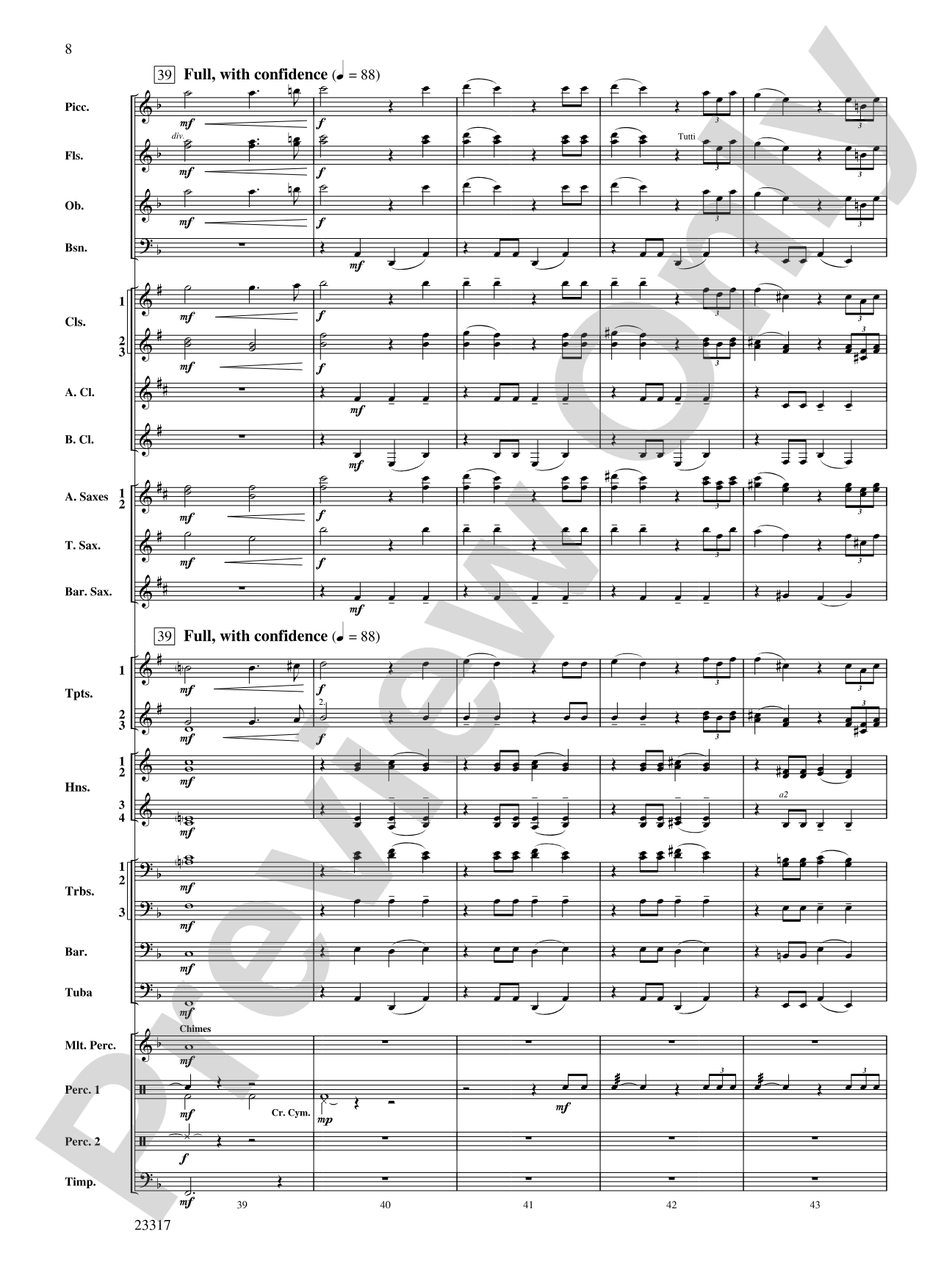 All the Starry Band: Concert Band Conductor Score & Parts