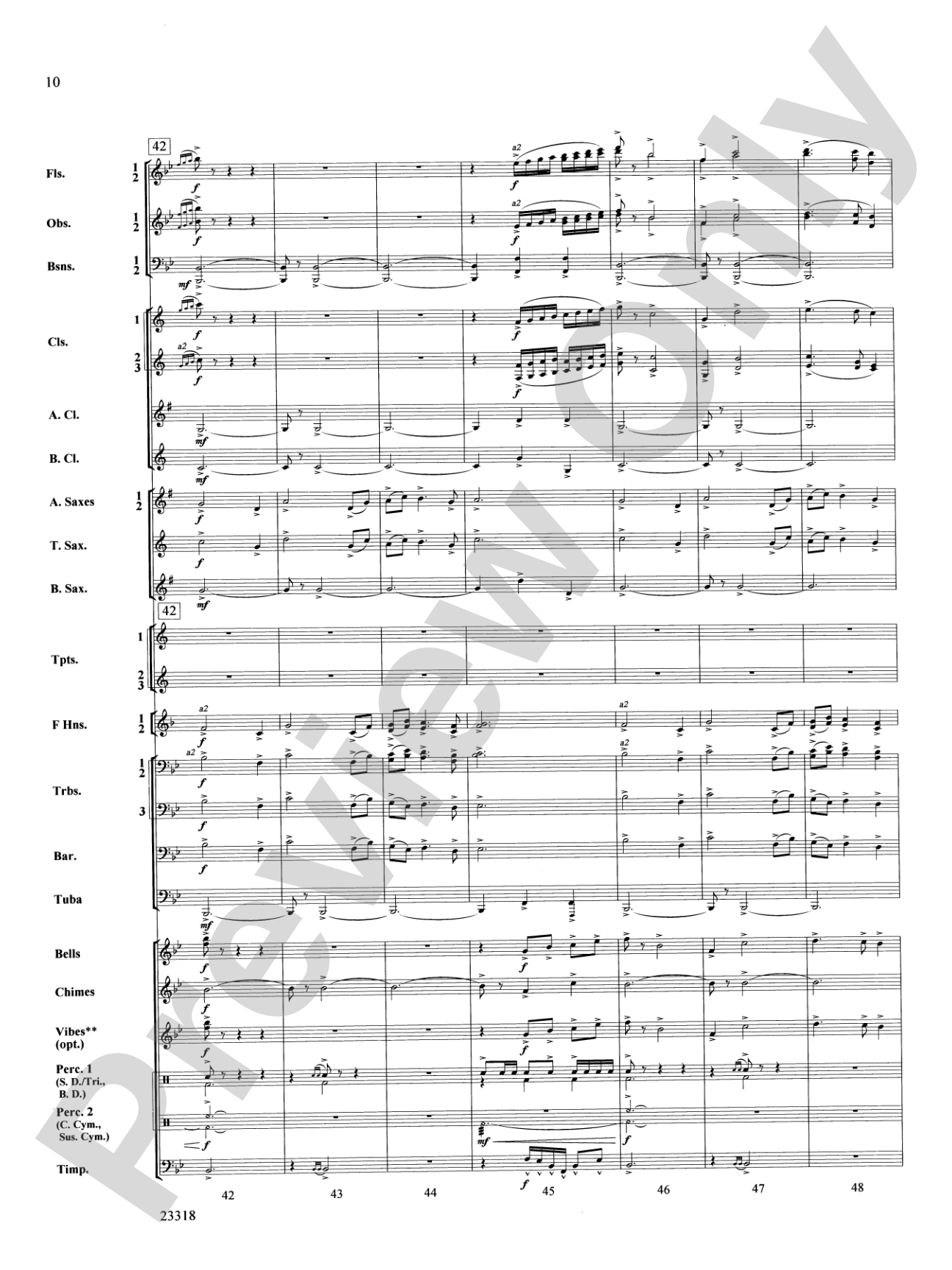 Ceremonial Fanfare: Concert Band Conductor Score & Parts