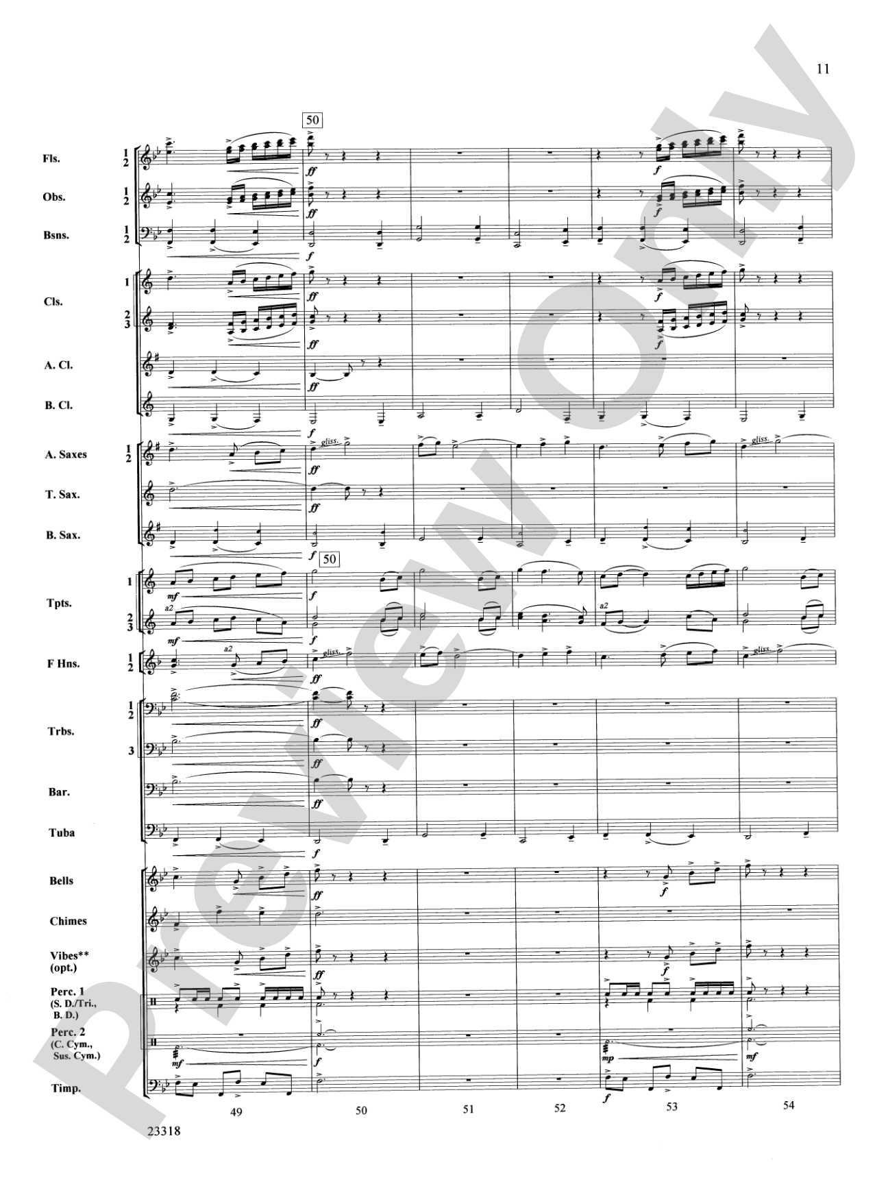Ceremonial Fanfare: Concert Band Conductor Score & Parts