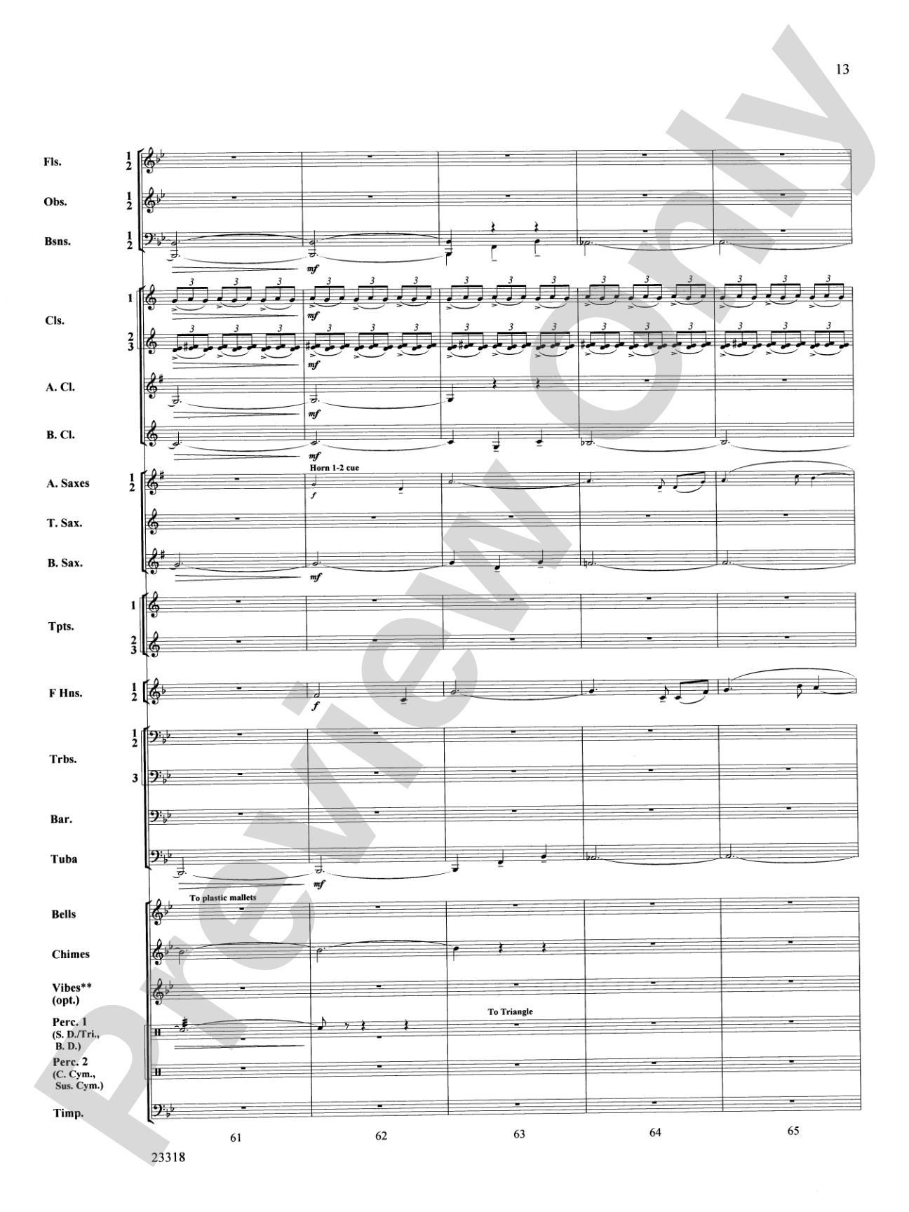 Ceremonial Fanfare: Concert Band Conductor Score & Parts