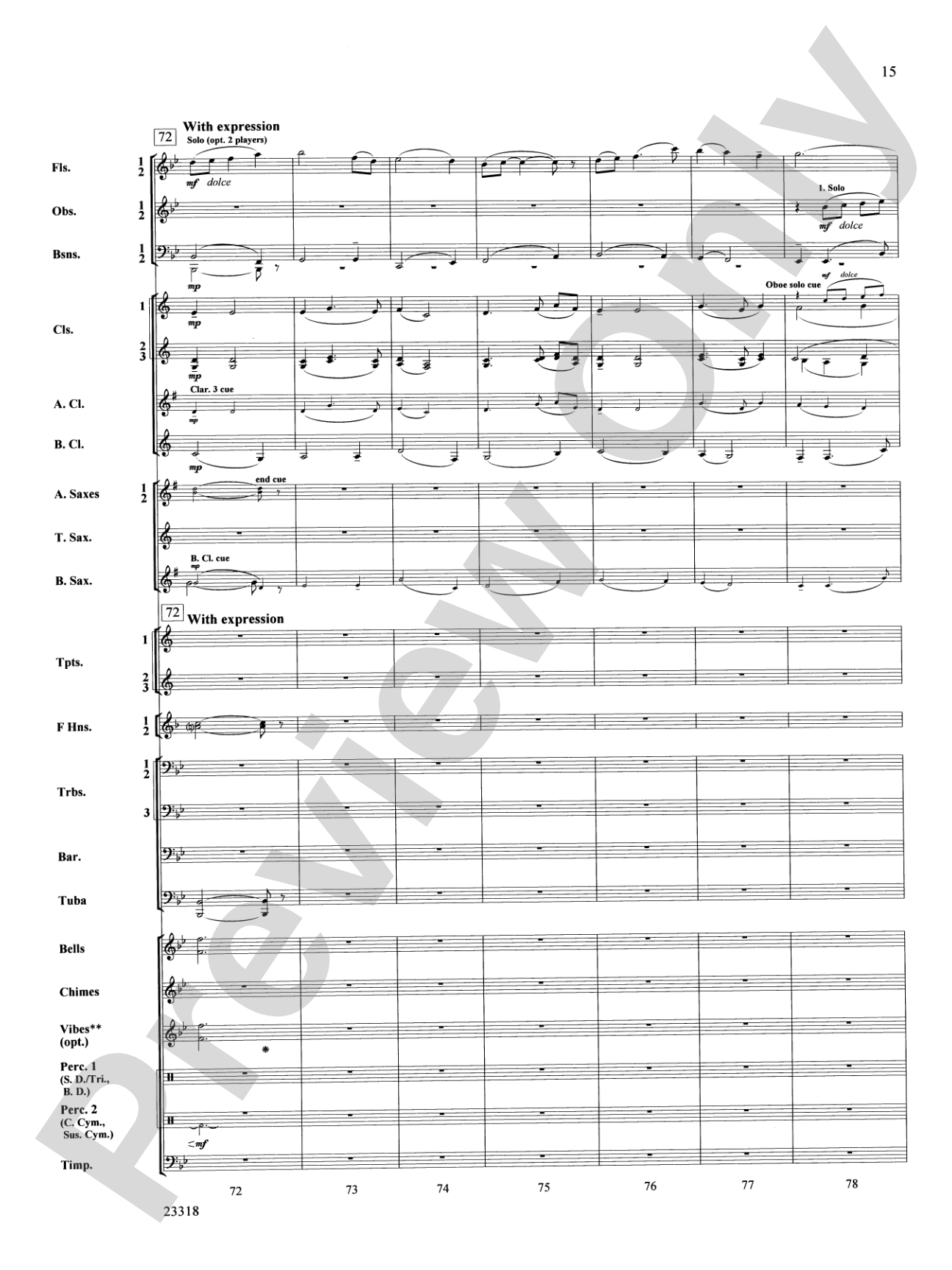 Ceremonial Fanfare: Concert Band Conductor Score & Parts