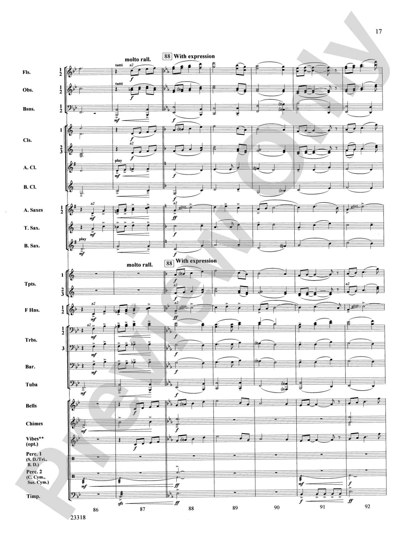 Ceremonial Fanfare: Concert Band Conductor Score & Parts