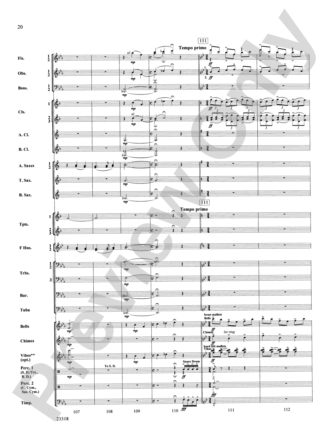 Ceremonial Fanfare: Concert Band Conductor Score & Parts