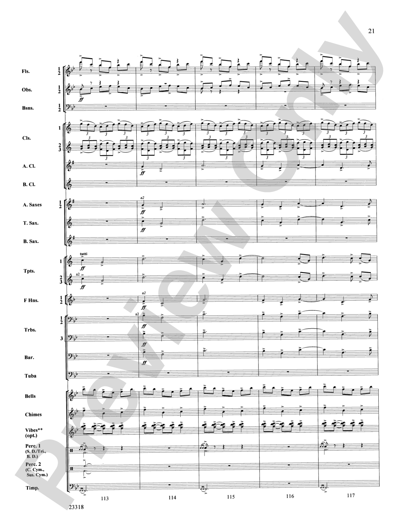 Ceremonial Fanfare: Concert Band Conductor Score & Parts