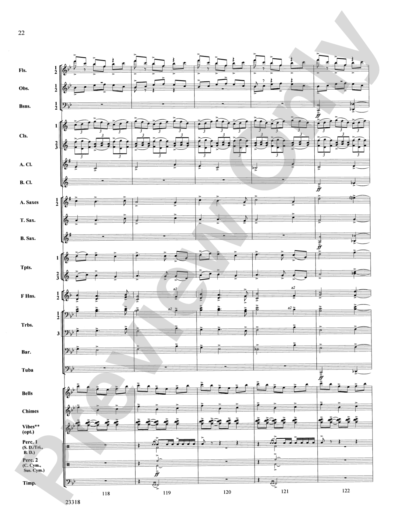 Ceremonial Fanfare: Concert Band Conductor Score & Parts