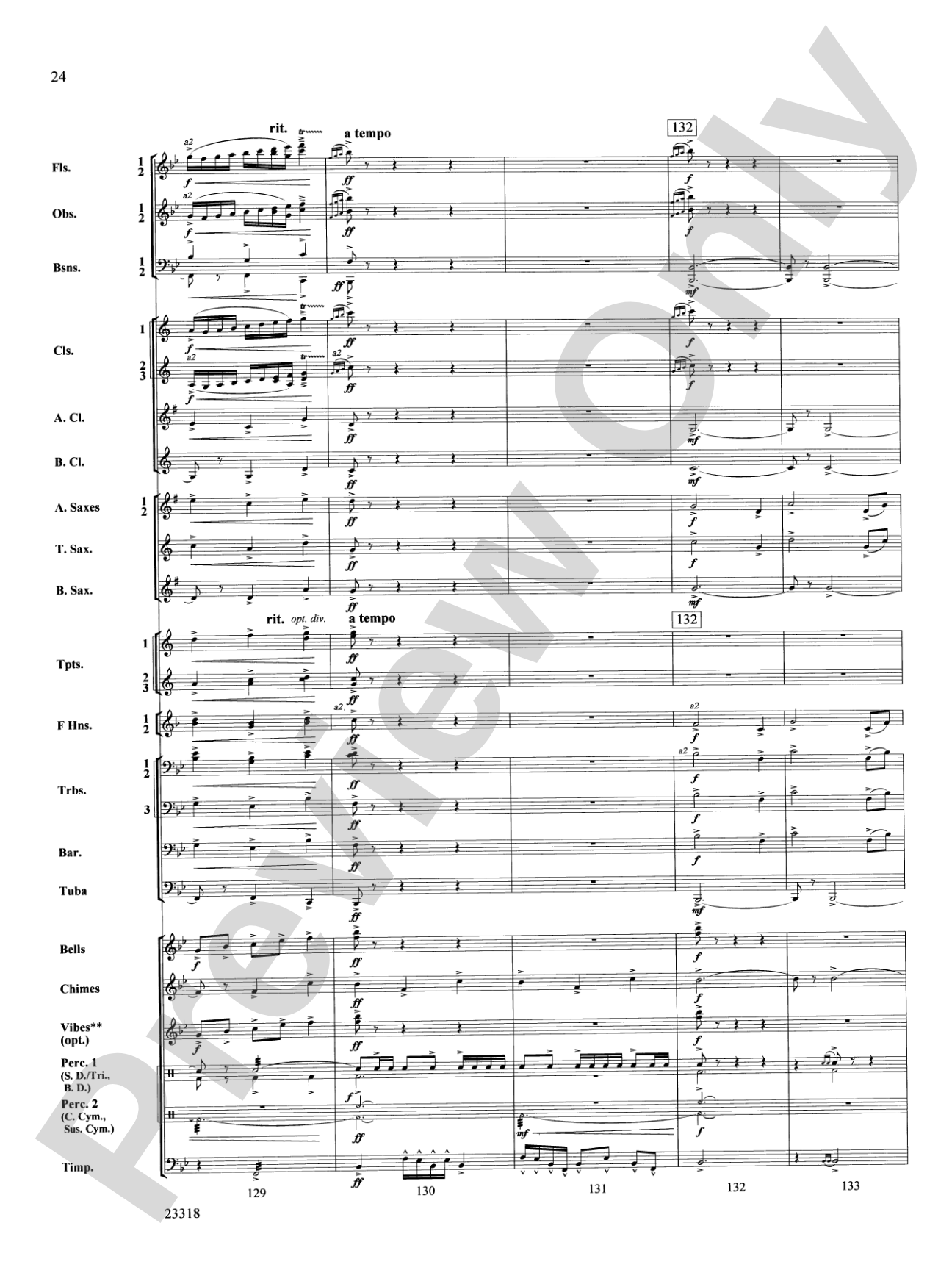 Ceremonial Fanfare: Concert Band Conductor Score & Parts