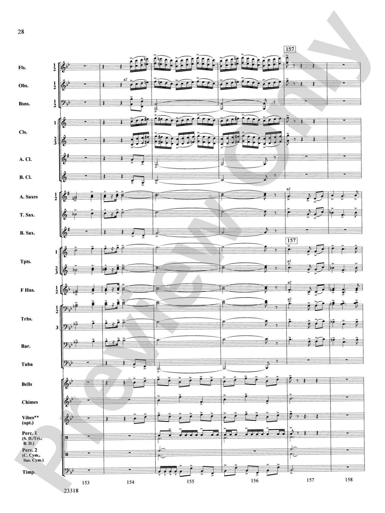 Ceremonial Fanfare: Concert Band Conductor Score & Parts