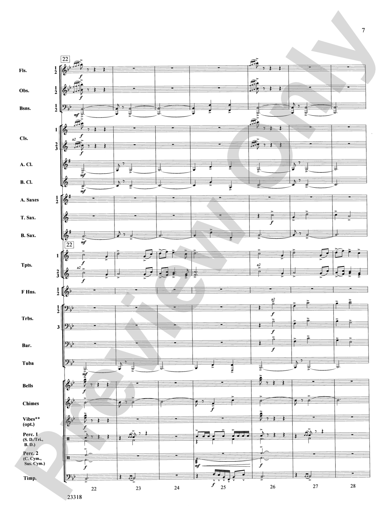 Ceremonial Fanfare: Concert Band Conductor Score & Parts