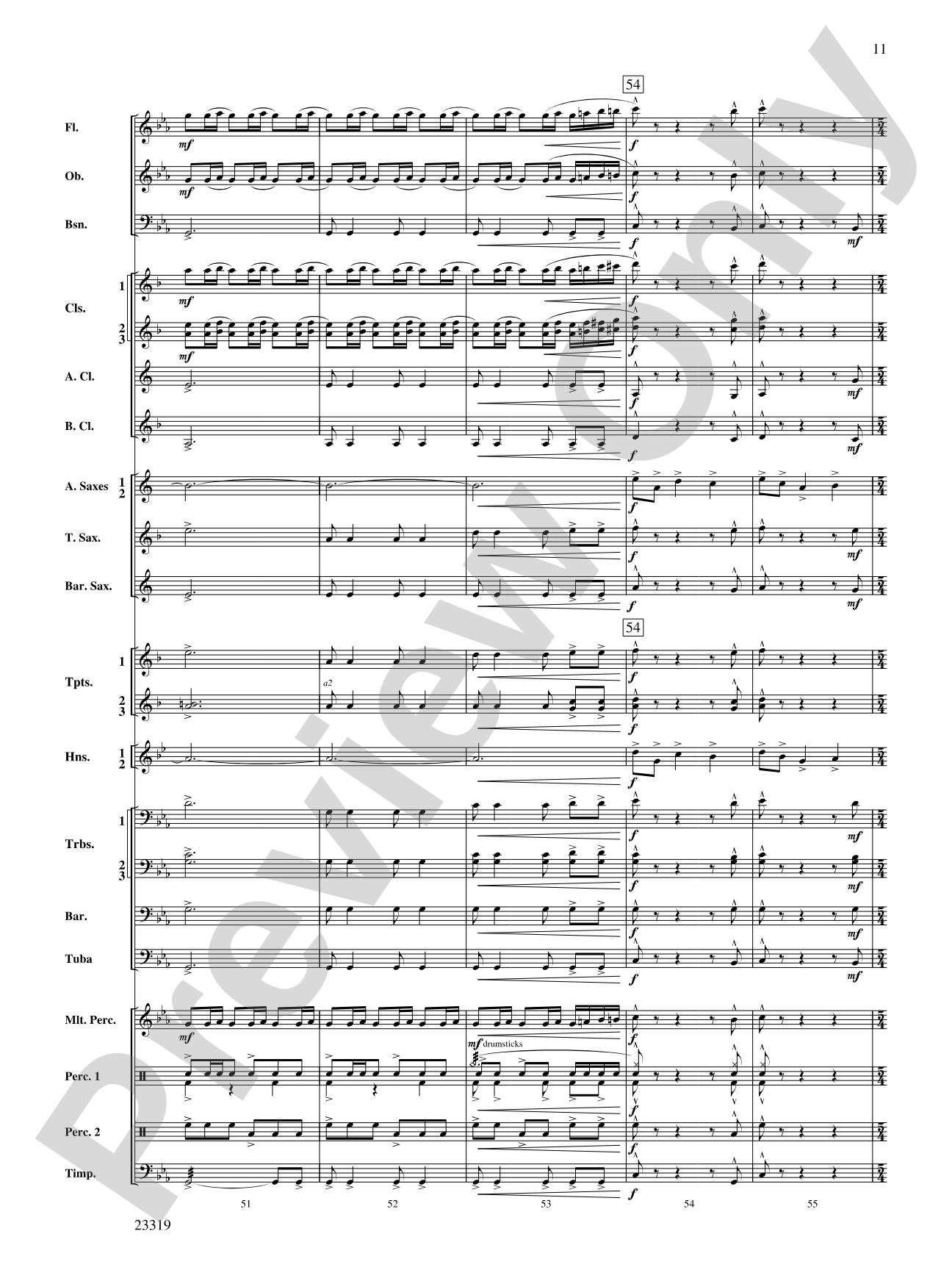 Vistas: Concert Band Conductor Score & Parts