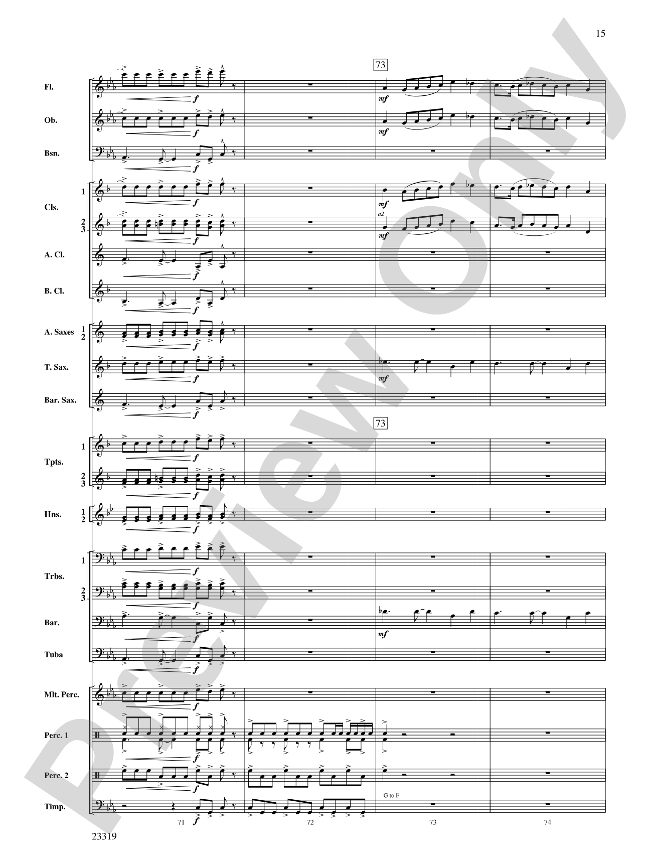 Vistas: Concert Band Conductor Score & Parts