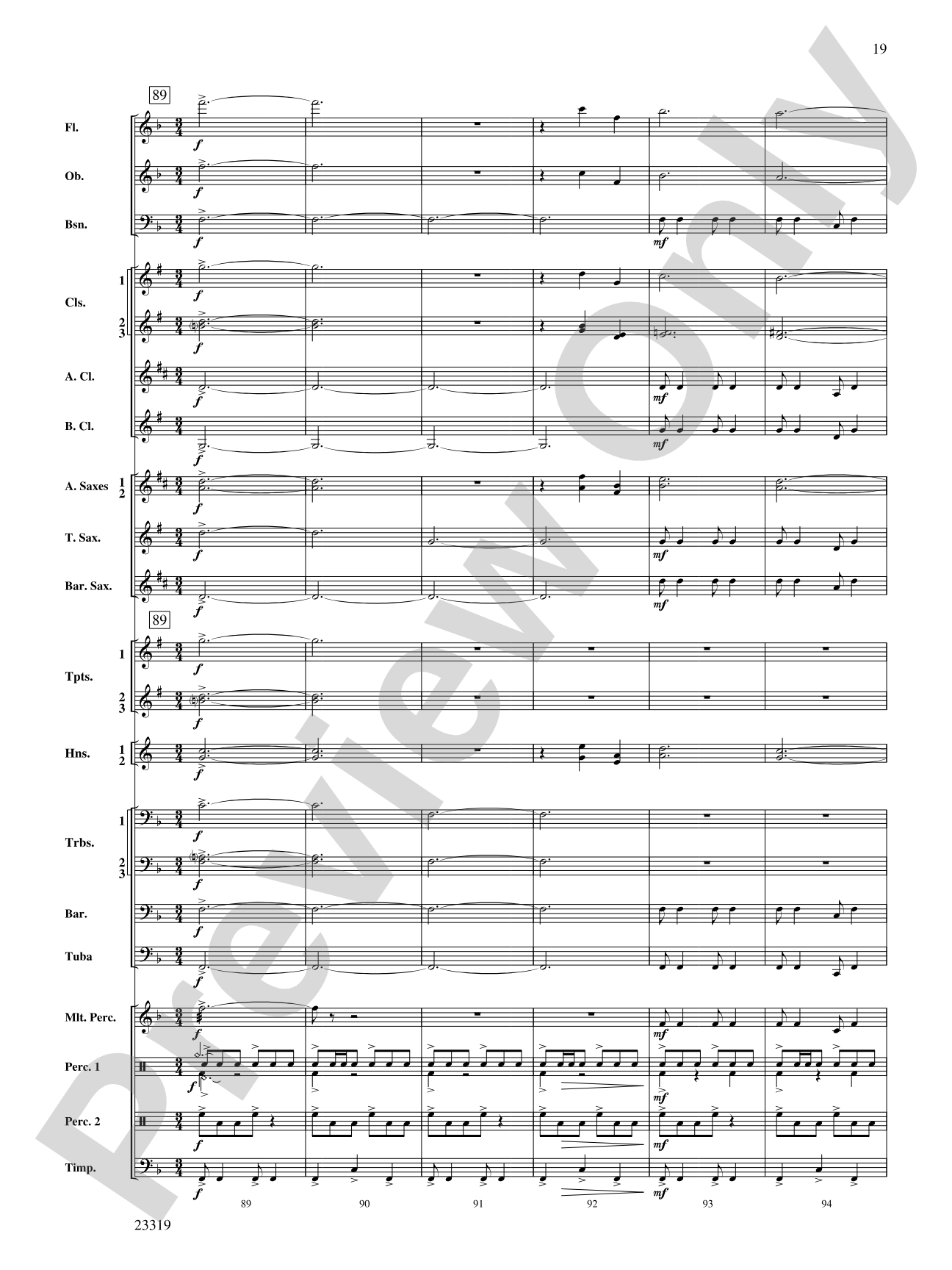 Vistas: Concert Band Conductor Score & Parts