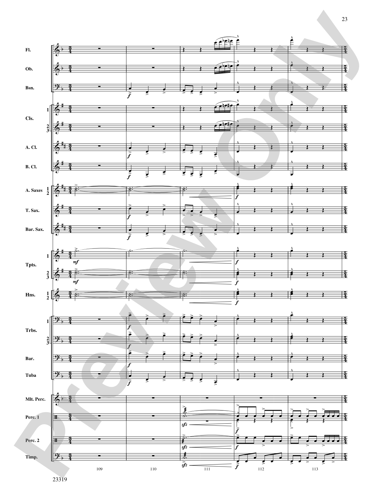 Vistas: Concert Band Conductor Score & Parts