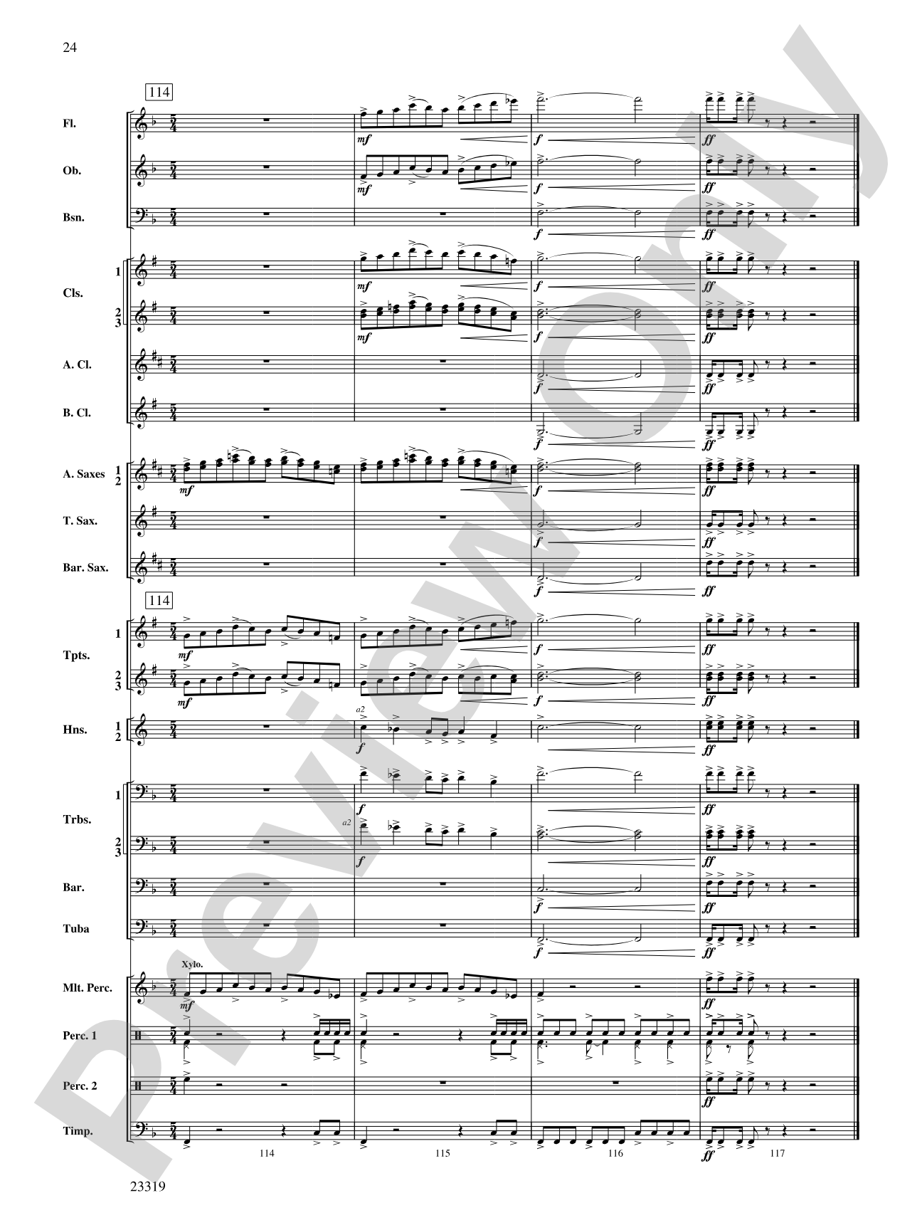 Vistas: Concert Band Conductor Score & Parts