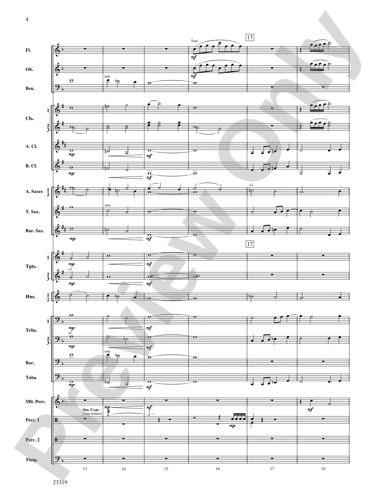 Vistas: Concert Band Conductor Score & Parts