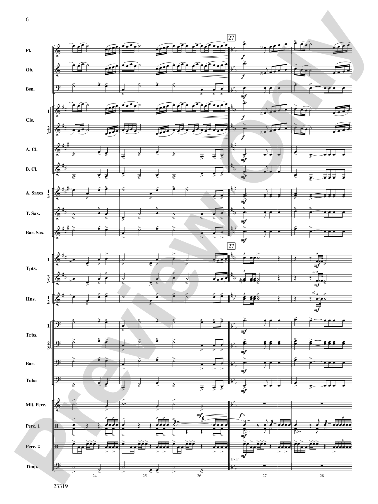 Vistas: Concert Band Conductor Score & Parts