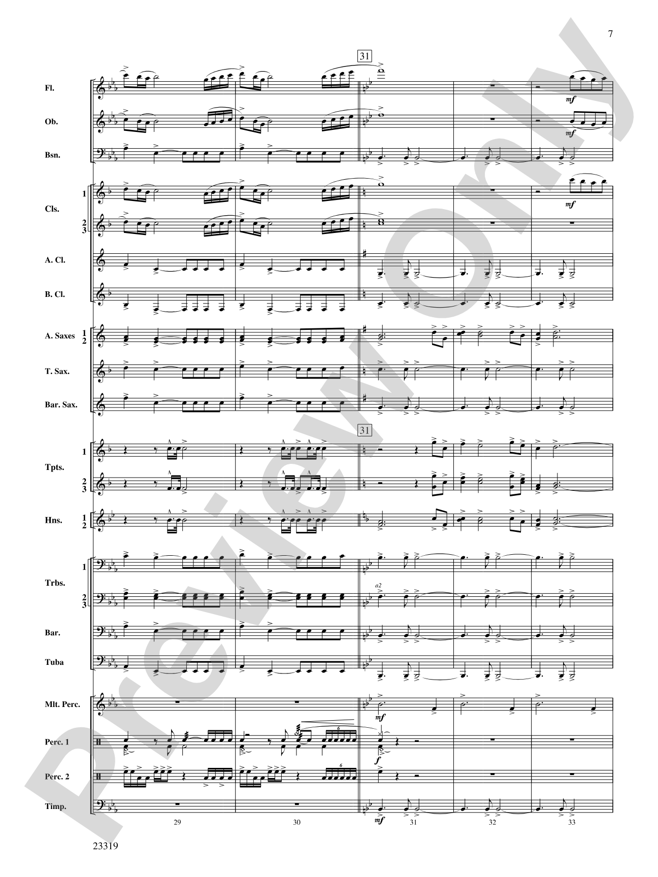 Vistas: Concert Band Conductor Score & Parts