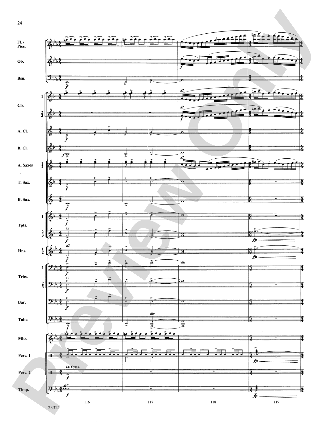 Pride of the Grenadiers: Concert Band Conductor Score & Parts