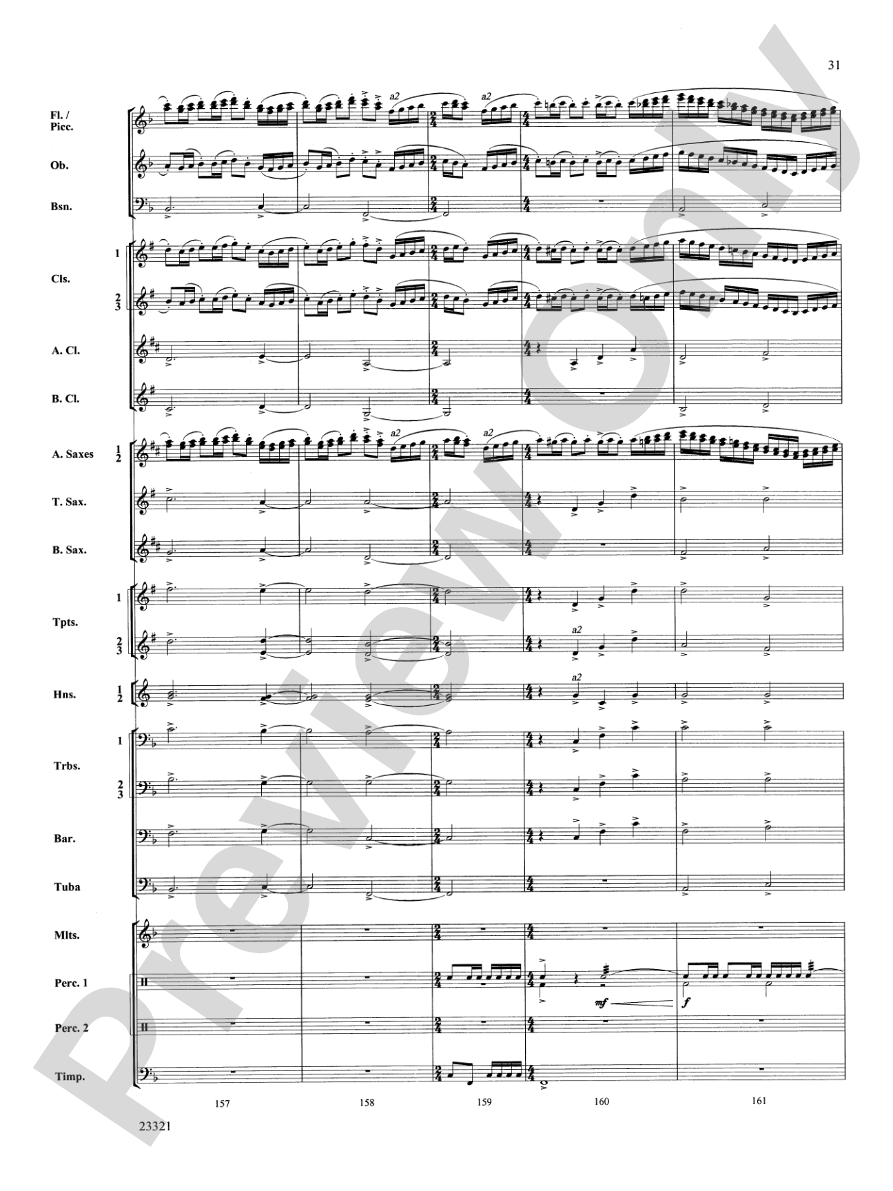 Pride of the Grenadiers: Concert Band Conductor Score & Parts